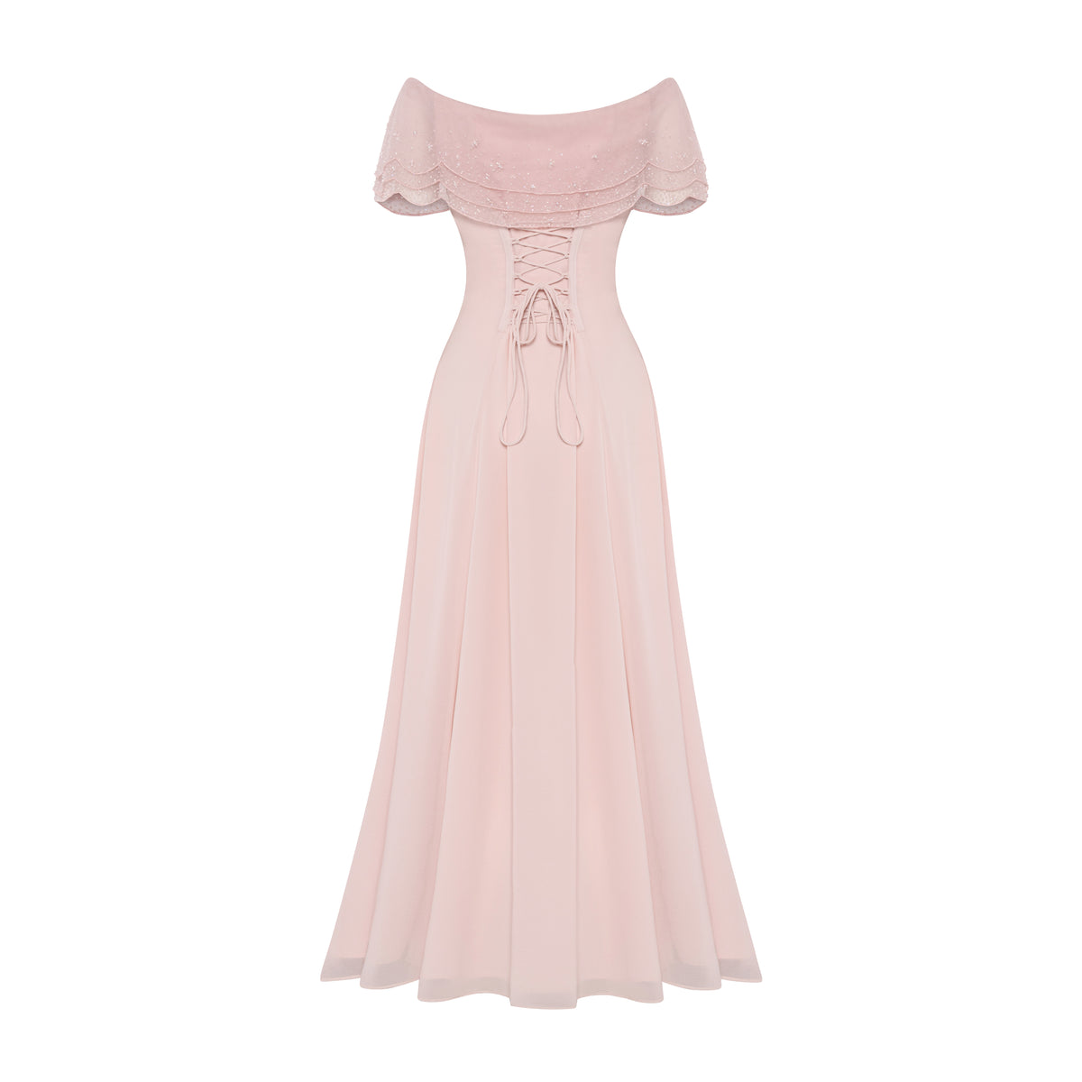Blush Ruffle Body Filter Dress