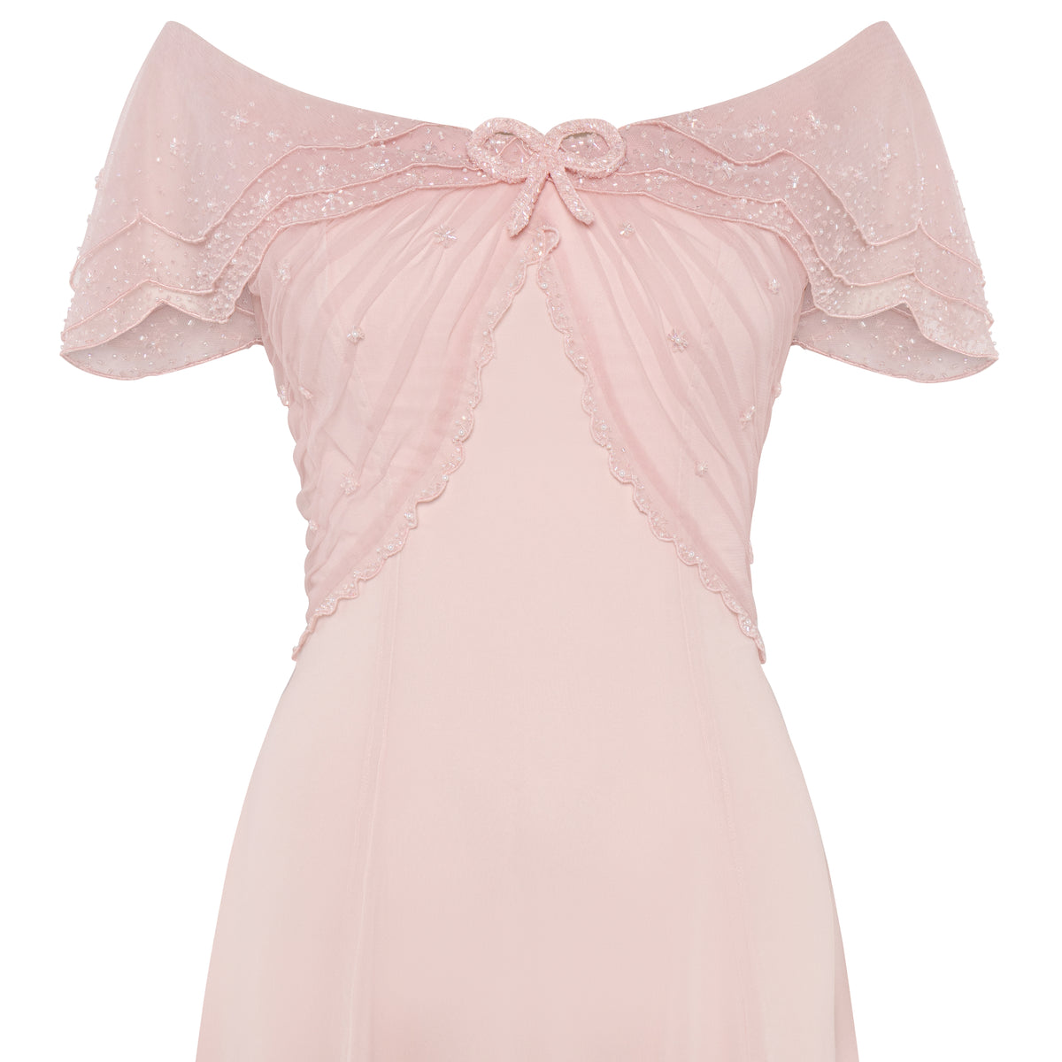Blush Ruffle Body Filter Dress
