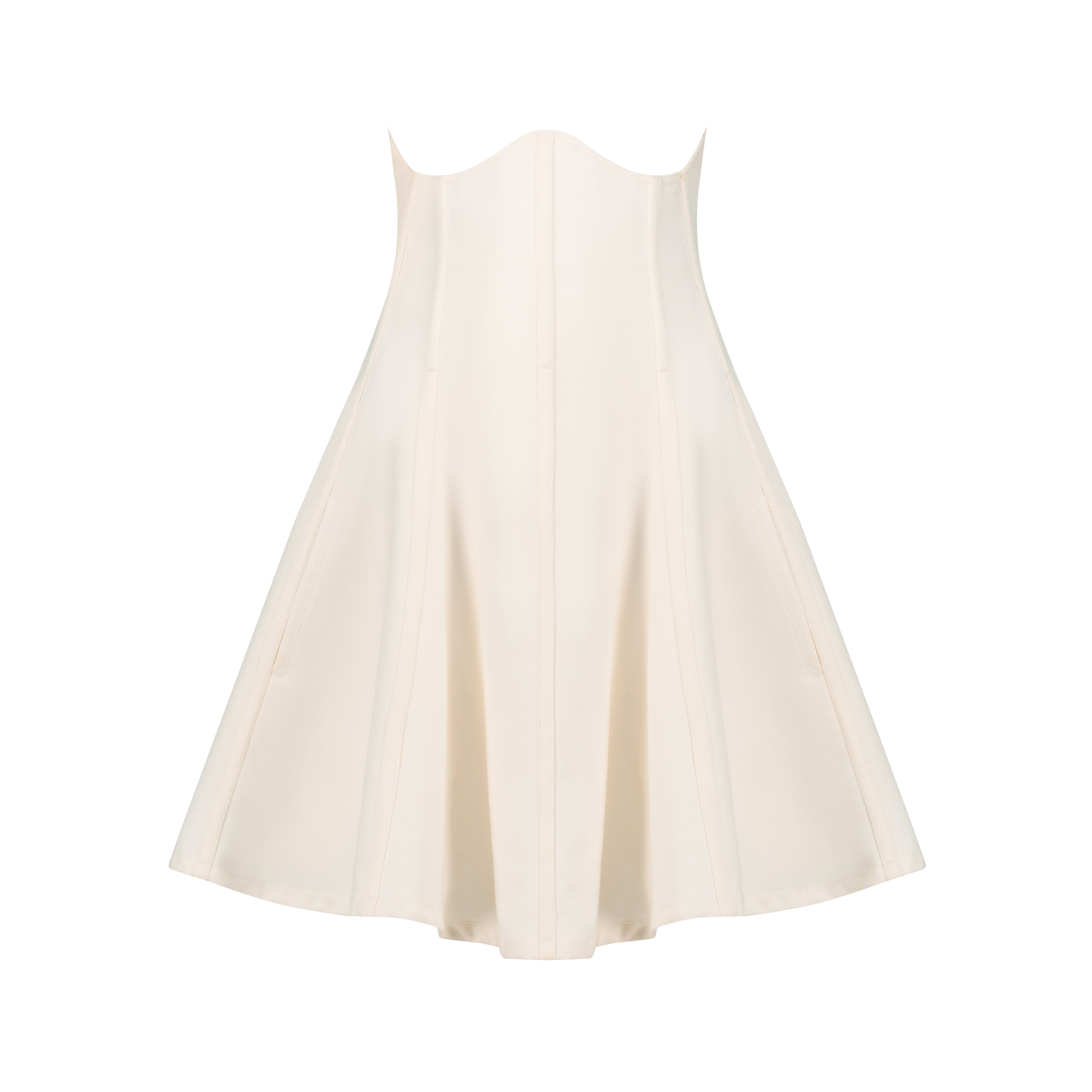 Under bust Body-filter Mini Skirt