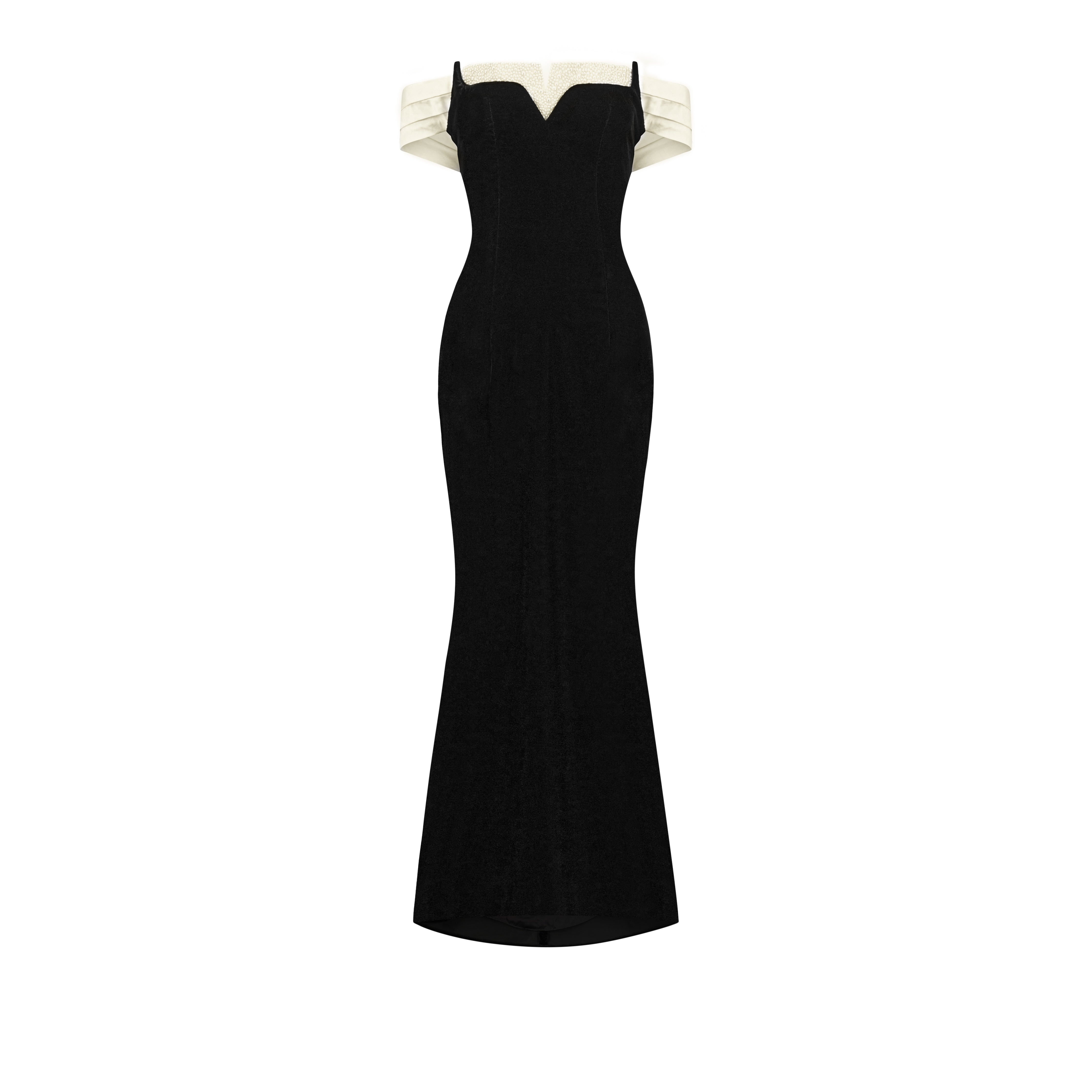 The Pearl Sculptee Embellished Gown