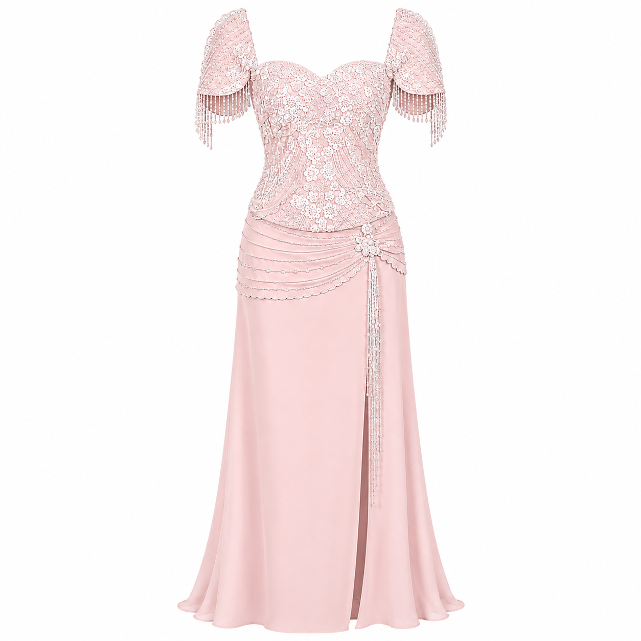 Château Blush Top & Skirt Set