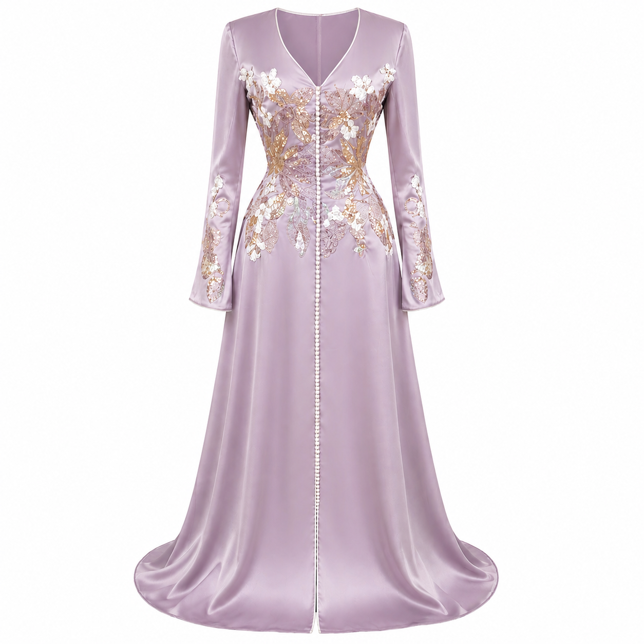 Floral Embroidered Kaftan