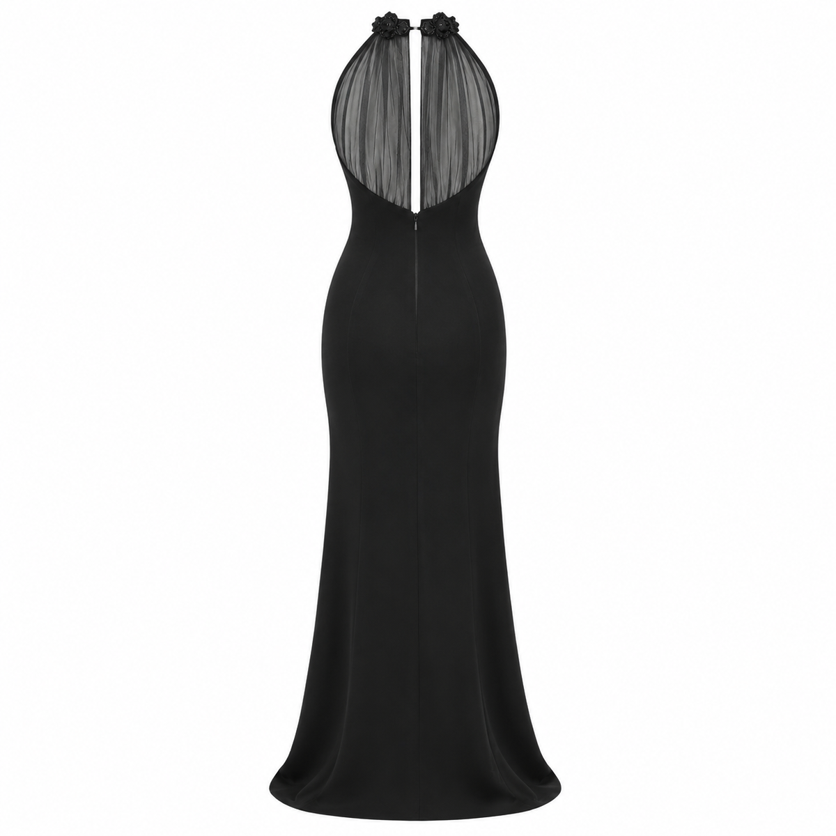 Floral Neck Gown
