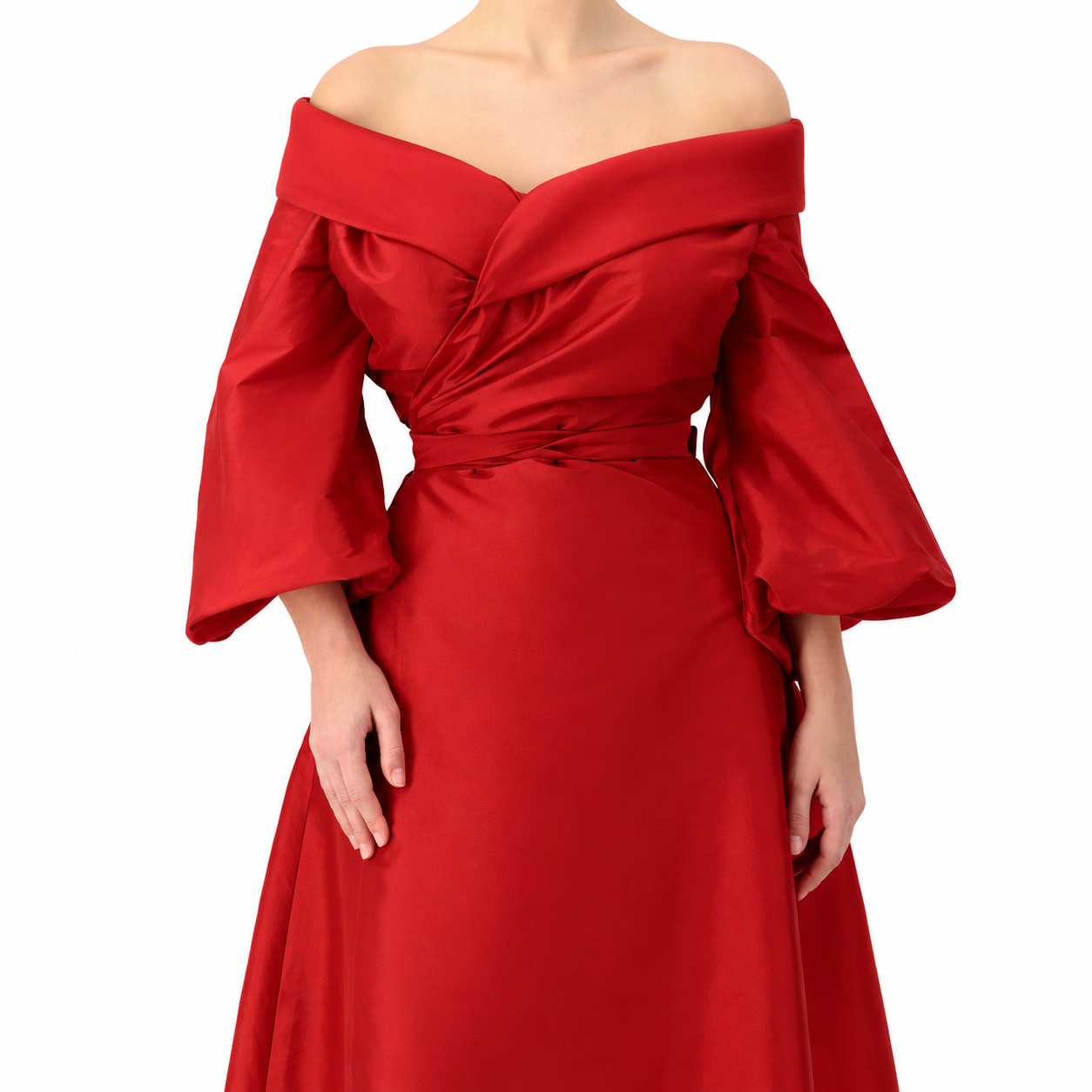 Classic A-line Wrap Dress