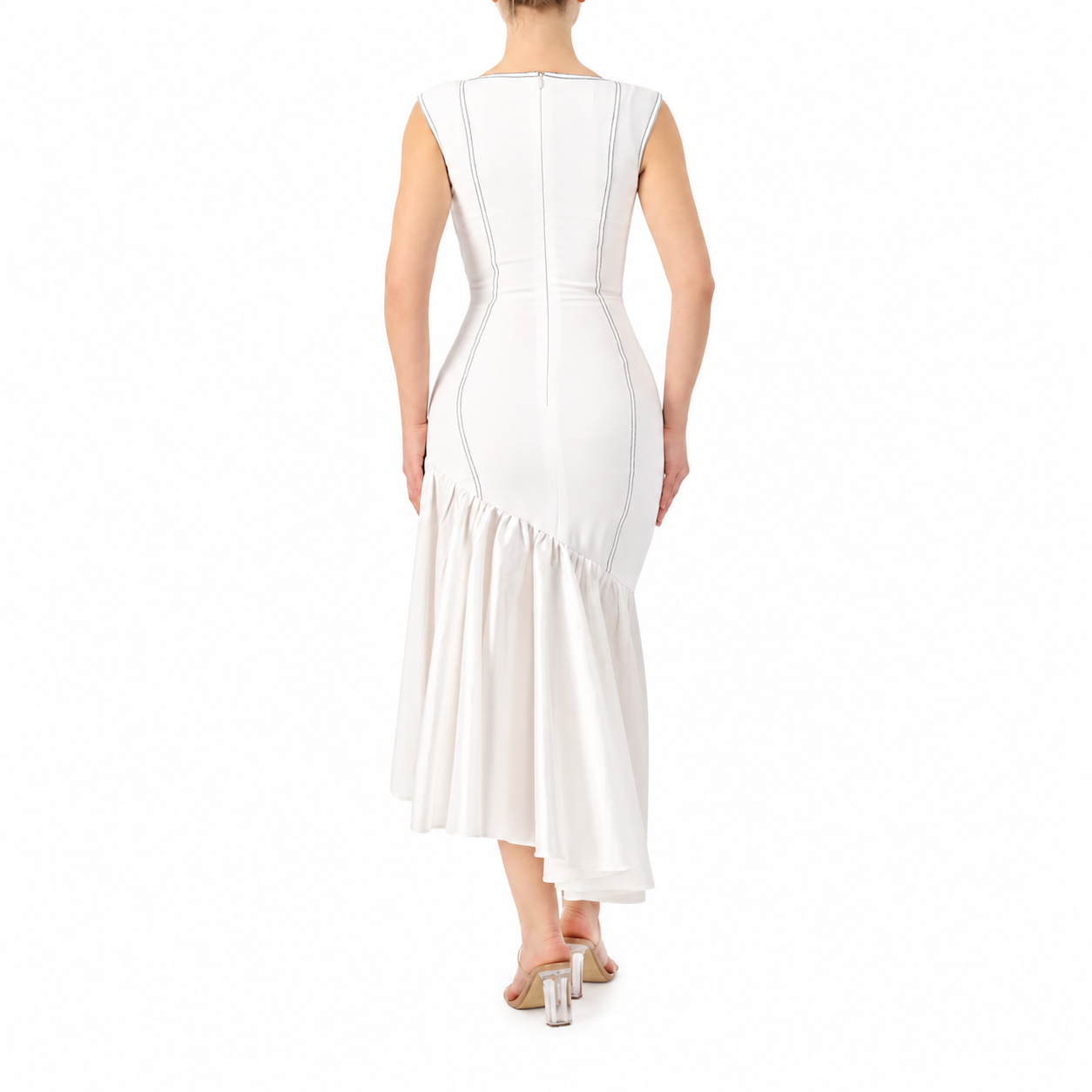 Figure Framing Ruffled Dress