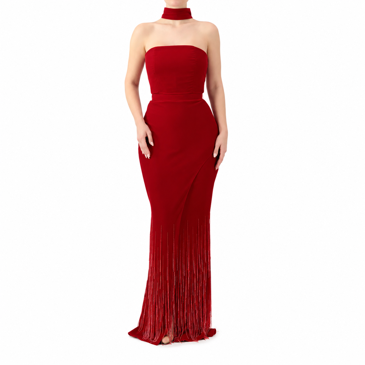Ombre Maxi Tassels Gown