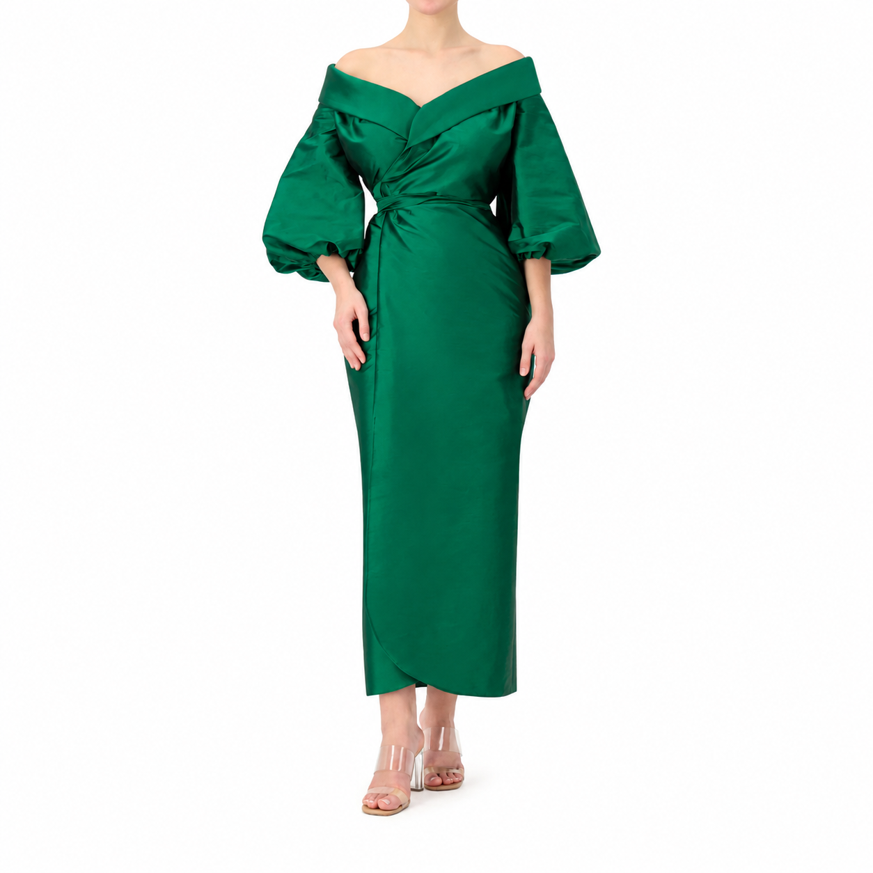 Classic Straight Wrap Dress