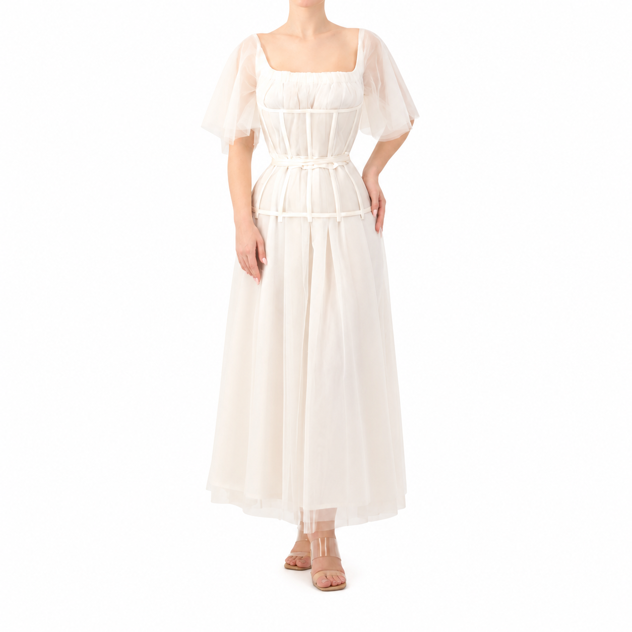 Layered Tulle Corset Dress