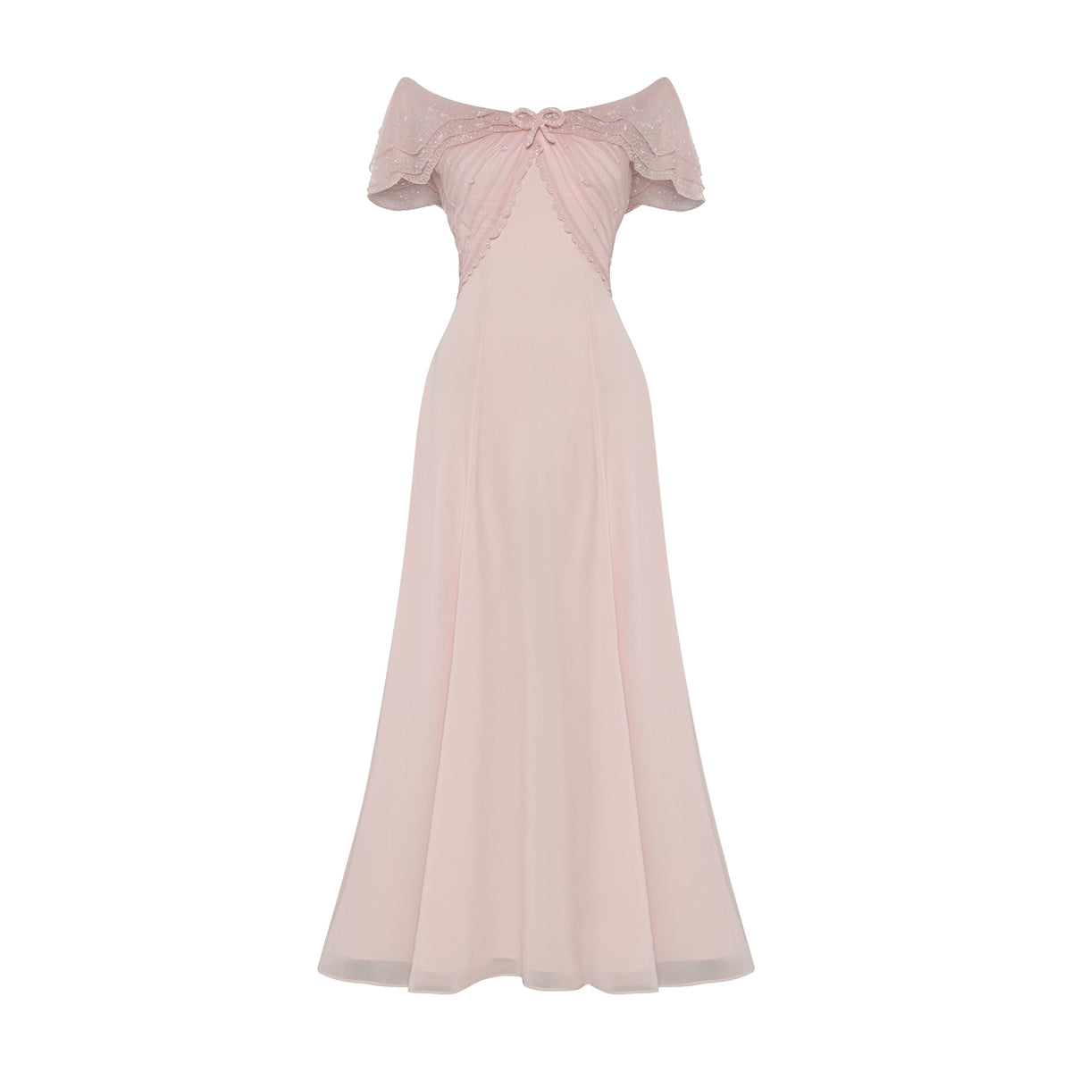 Blush Ruffle Body Filter Dress