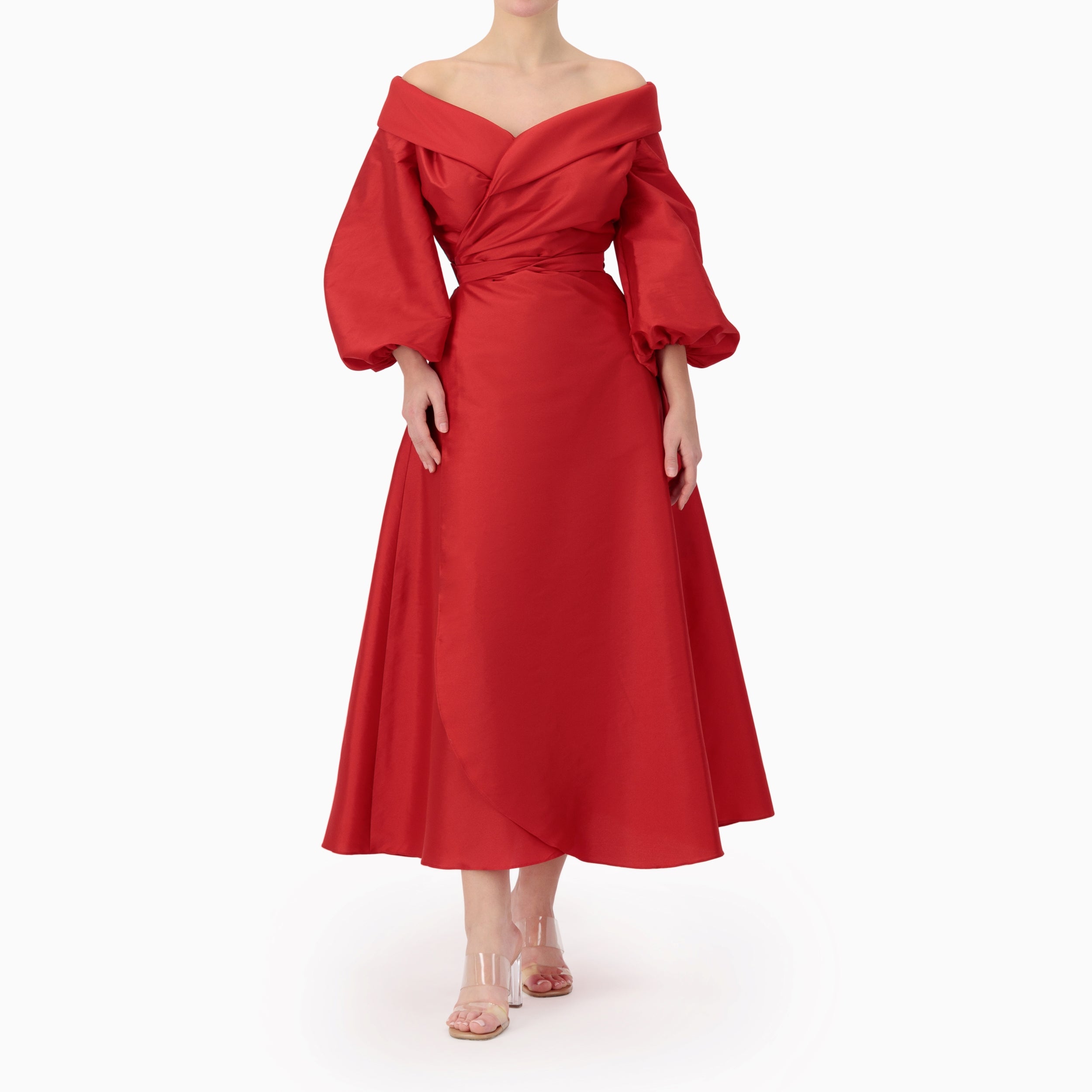 Classic A-line Wrap Dress