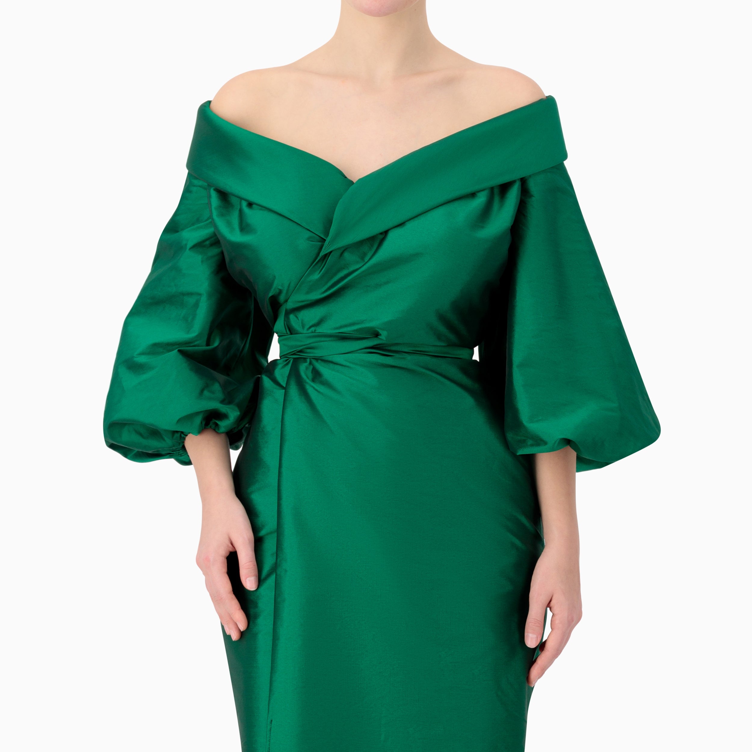 Classic Straight Wrap Dress