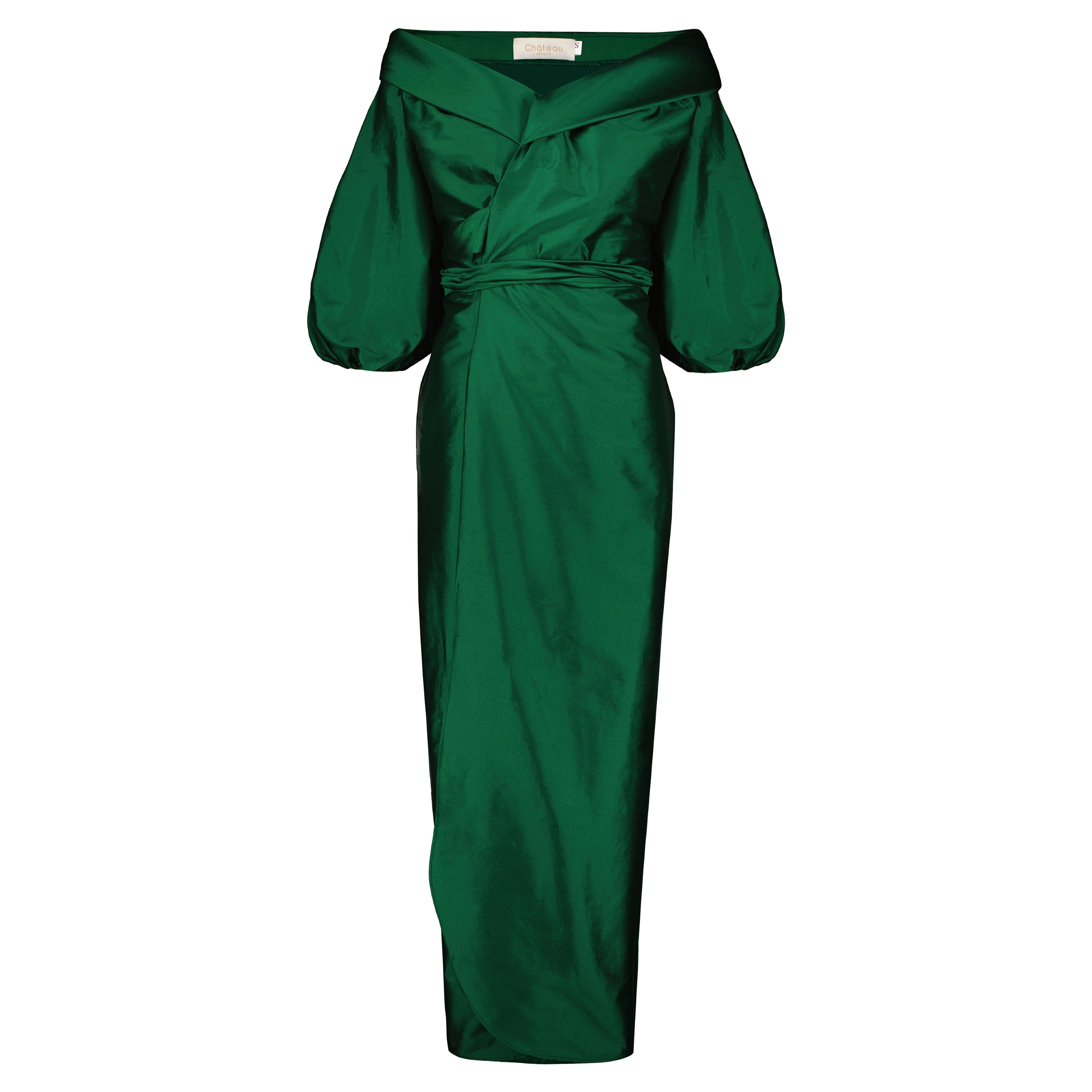 Classic Straight Wrap Dress