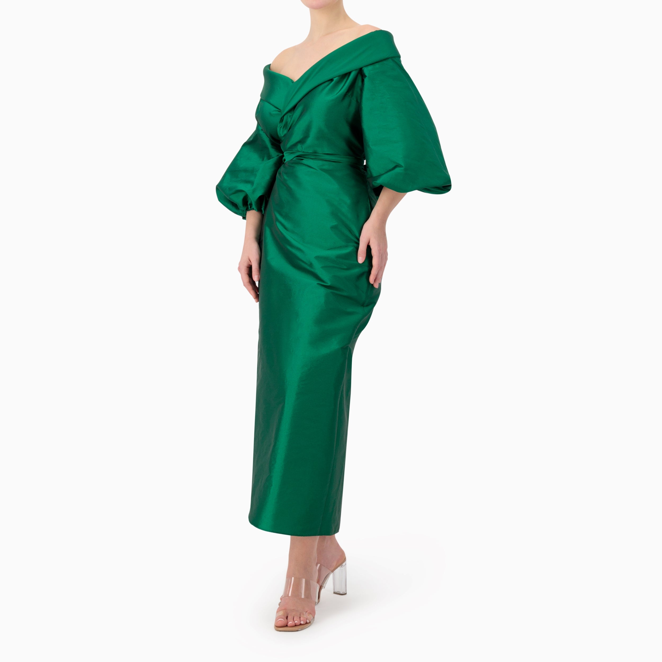 Classic Straight Wrap Dress