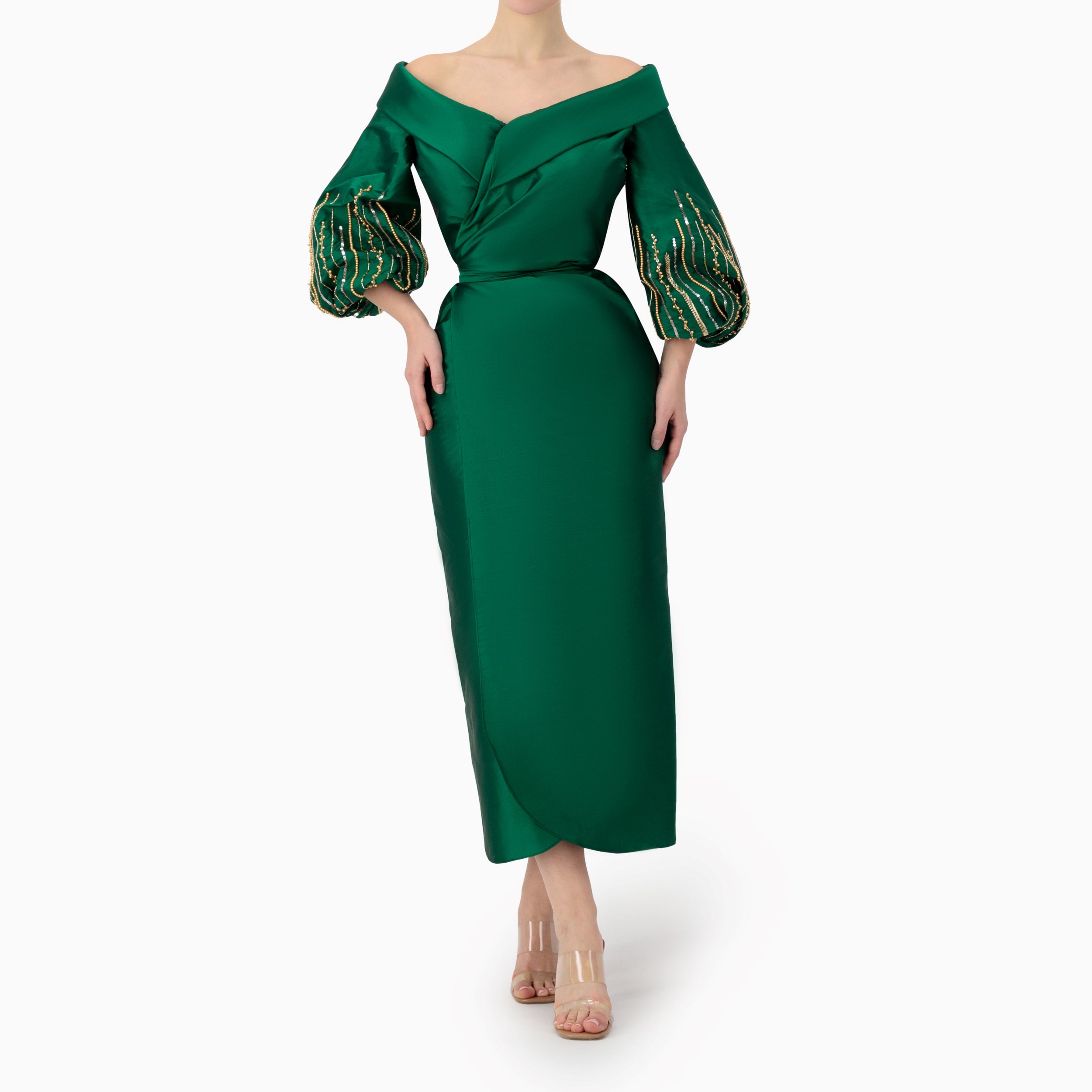 Classic Straight Wrap Dress