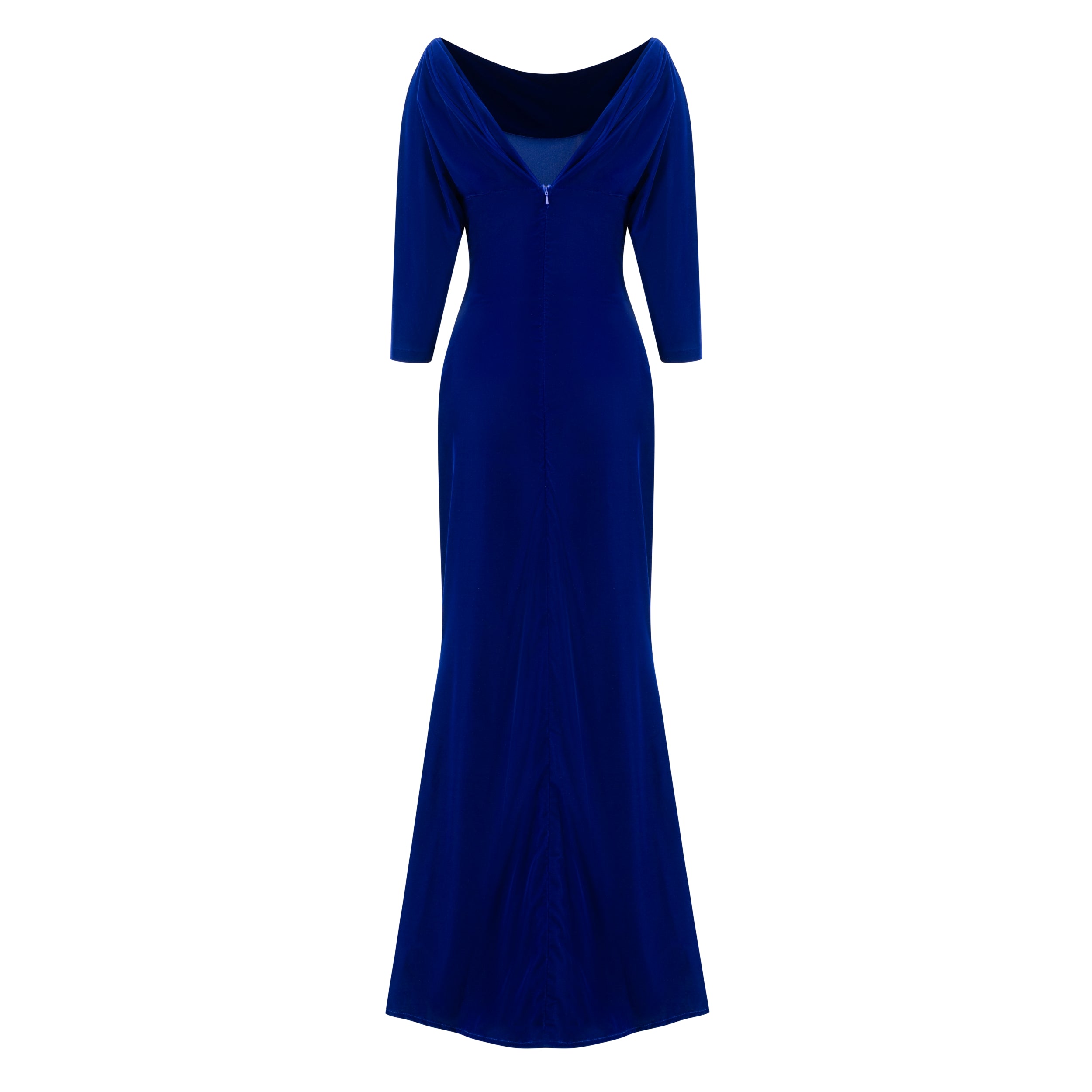 Draped Off-Shoulder Dress