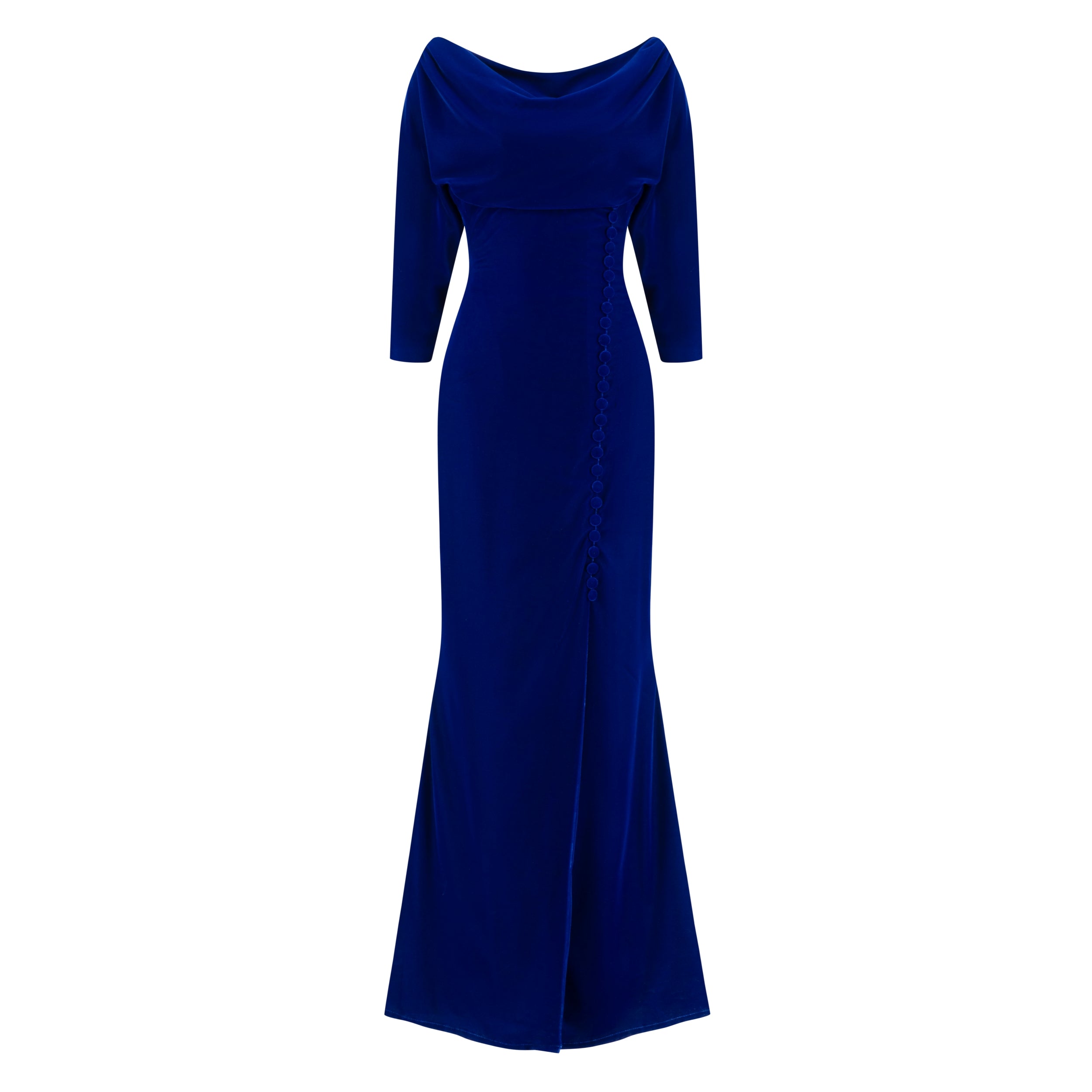 Draped Off-Shoulder Dress