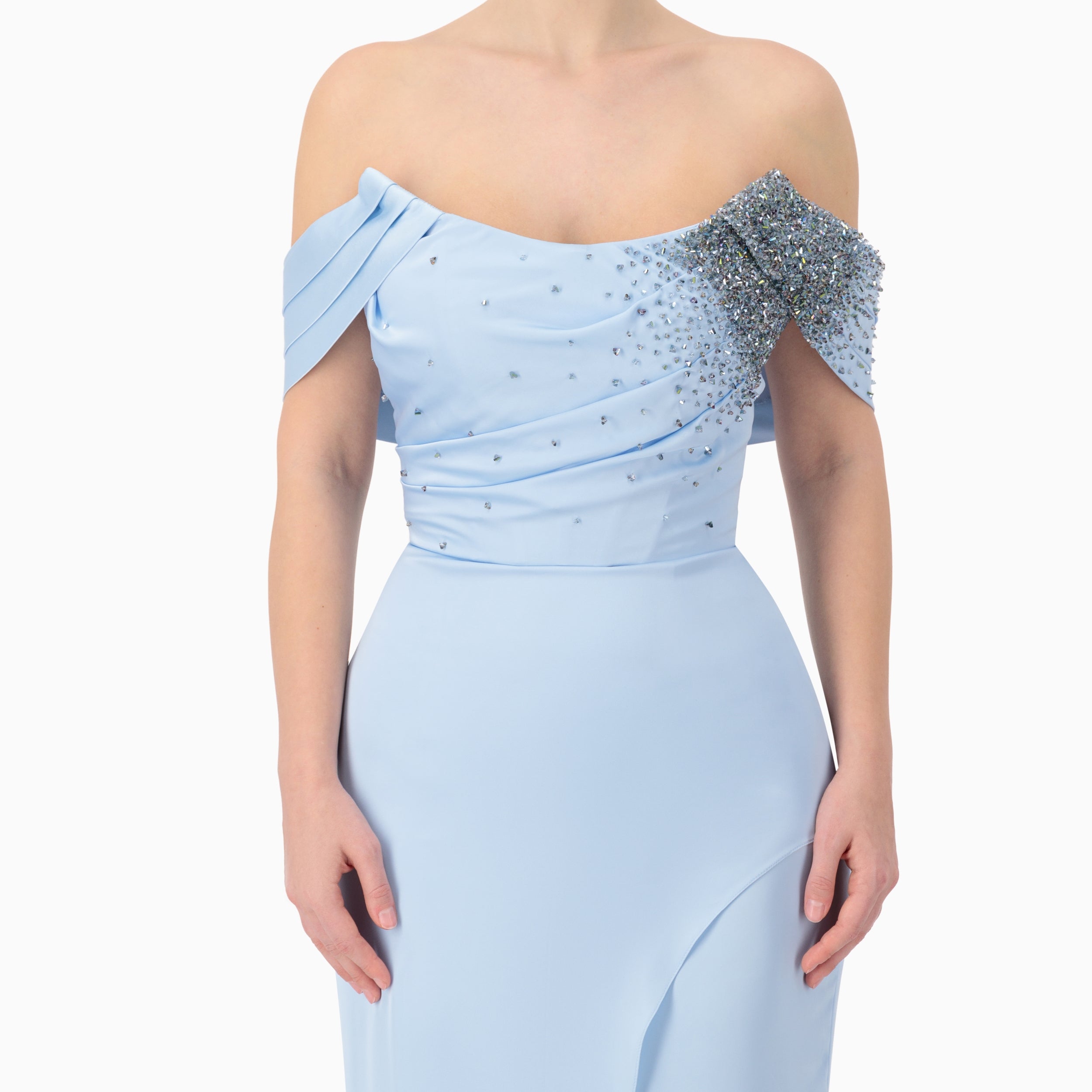 Corset off-shoulder Gown