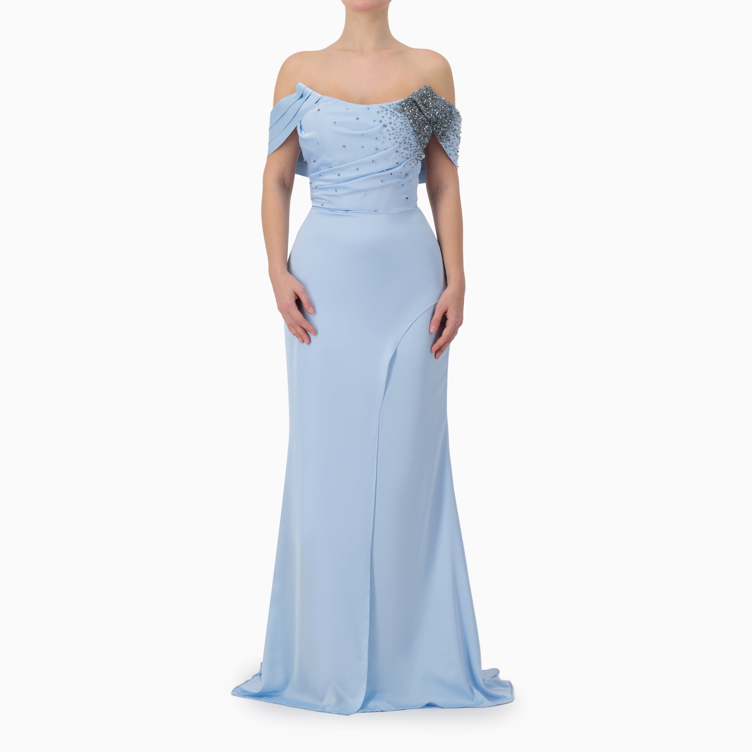 Corset off-shoulder Gown