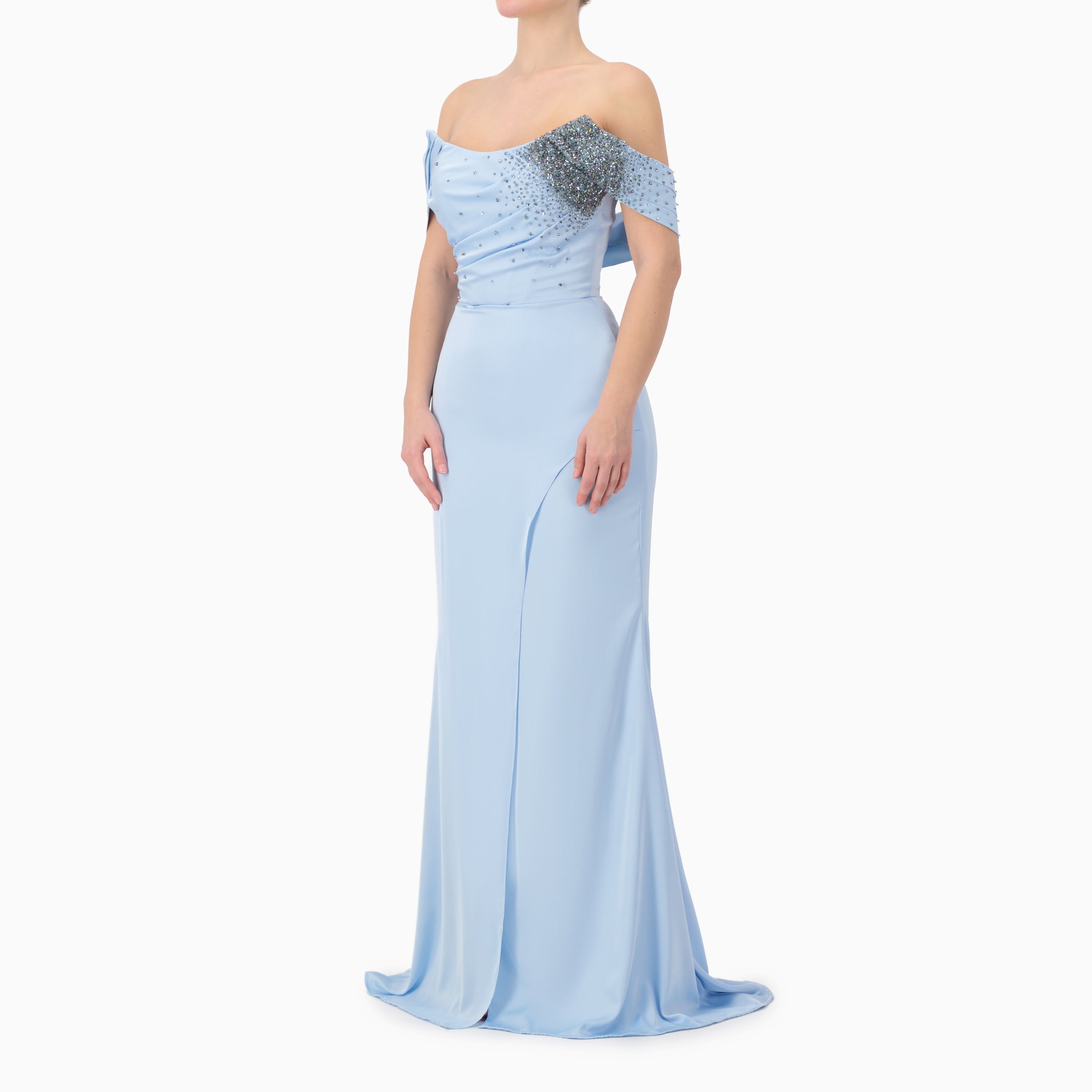 Corset off-shoulder Gown
