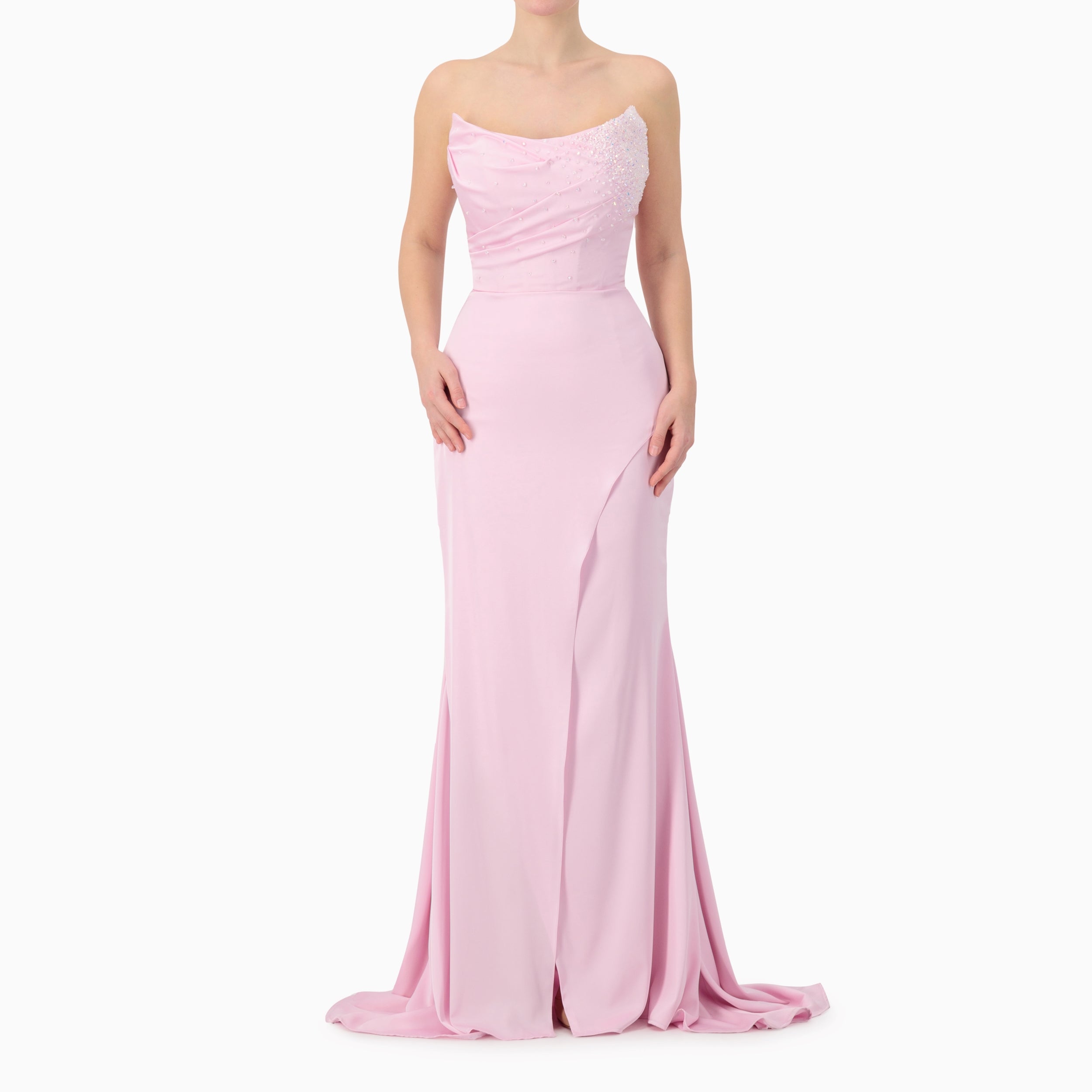 Corset Strapless Gown