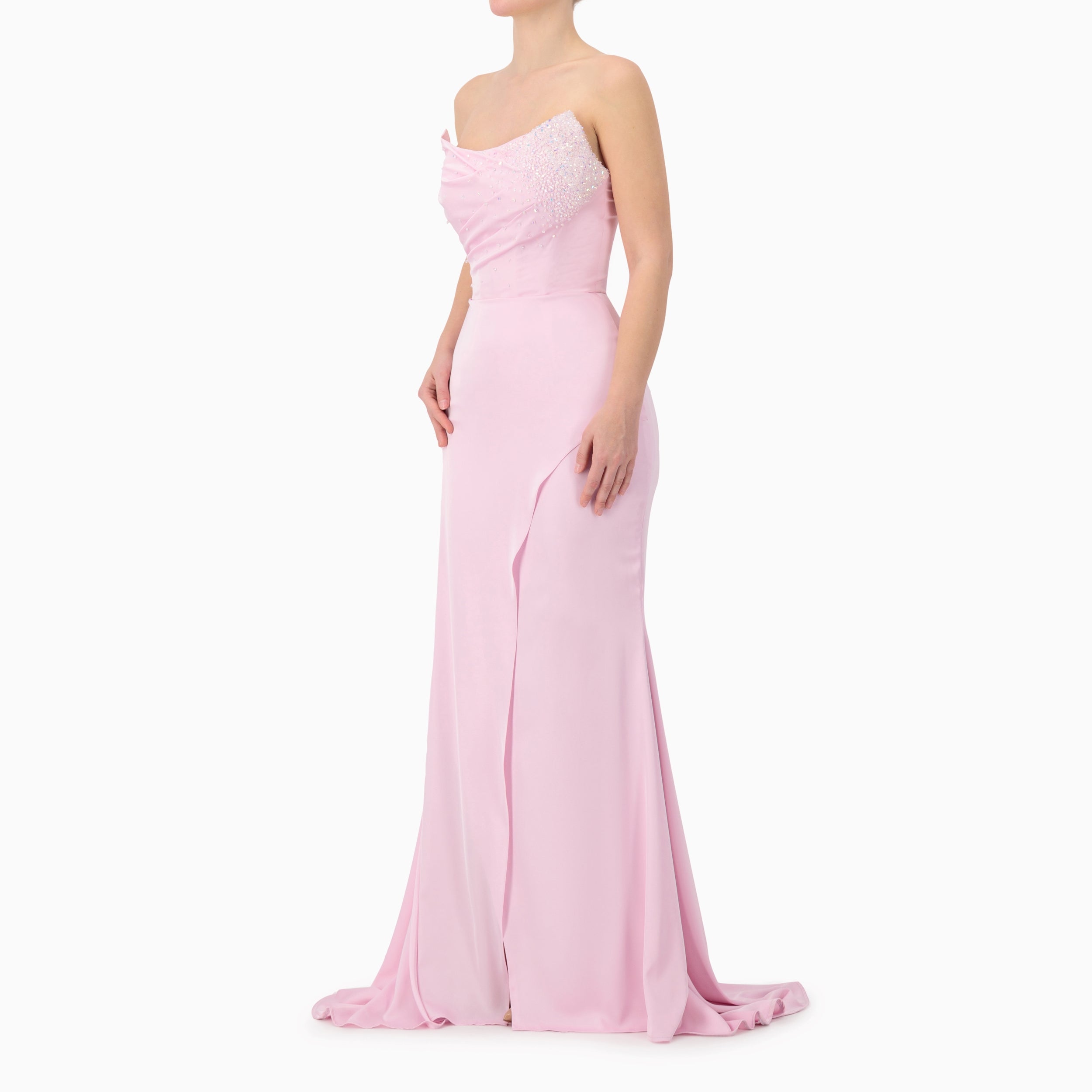 Corset Strapless Gown