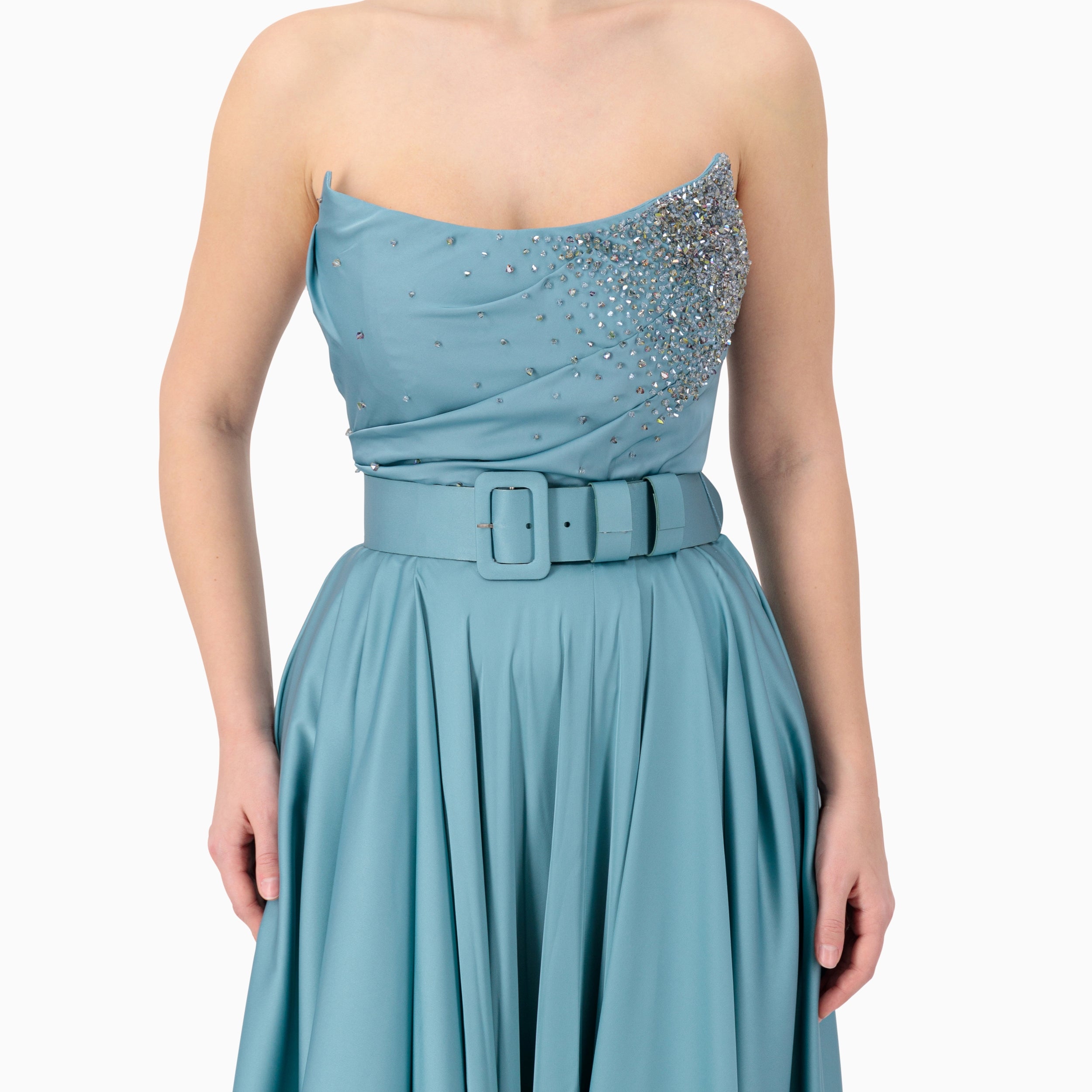 Corset Strapless Gown