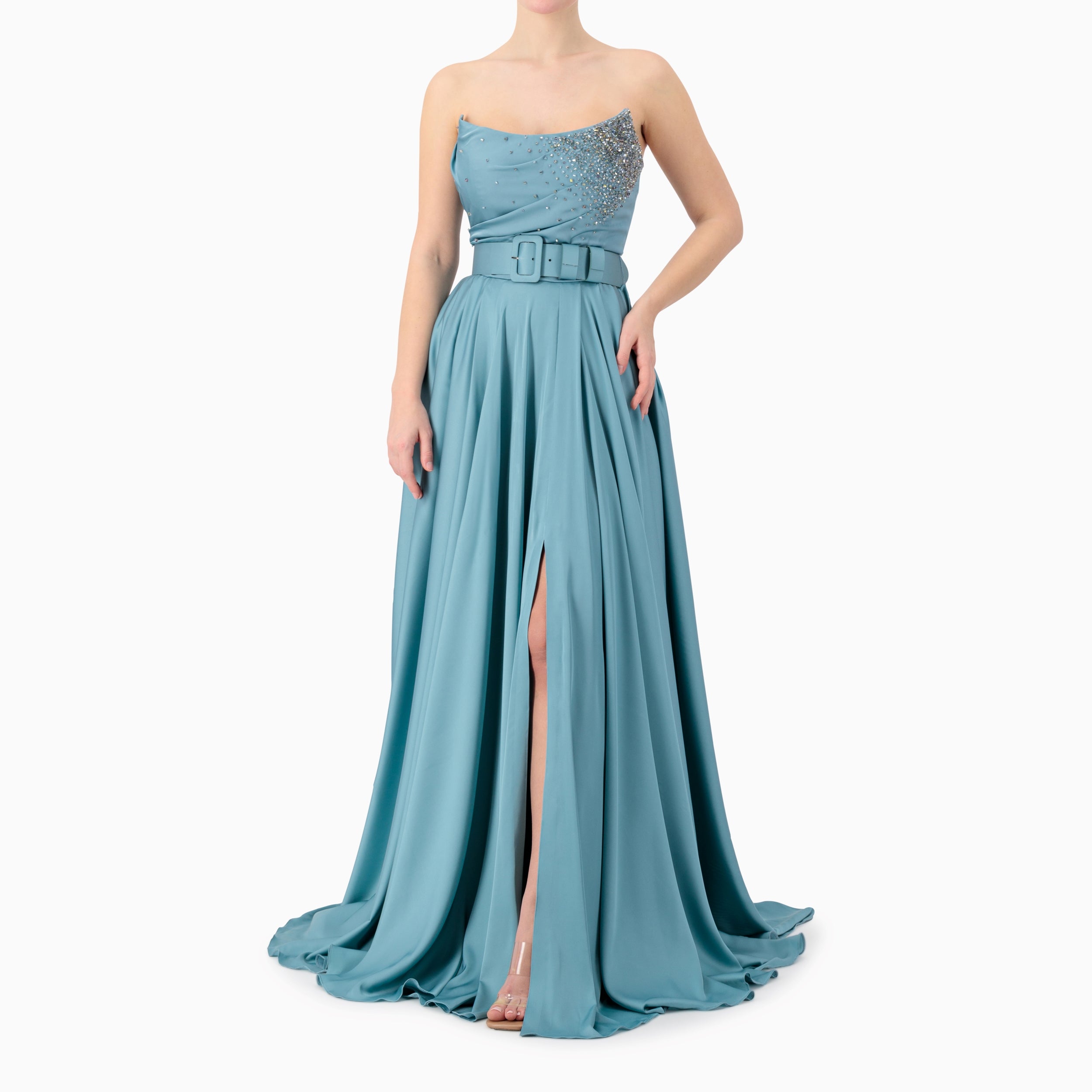 Corset Strapless Gown