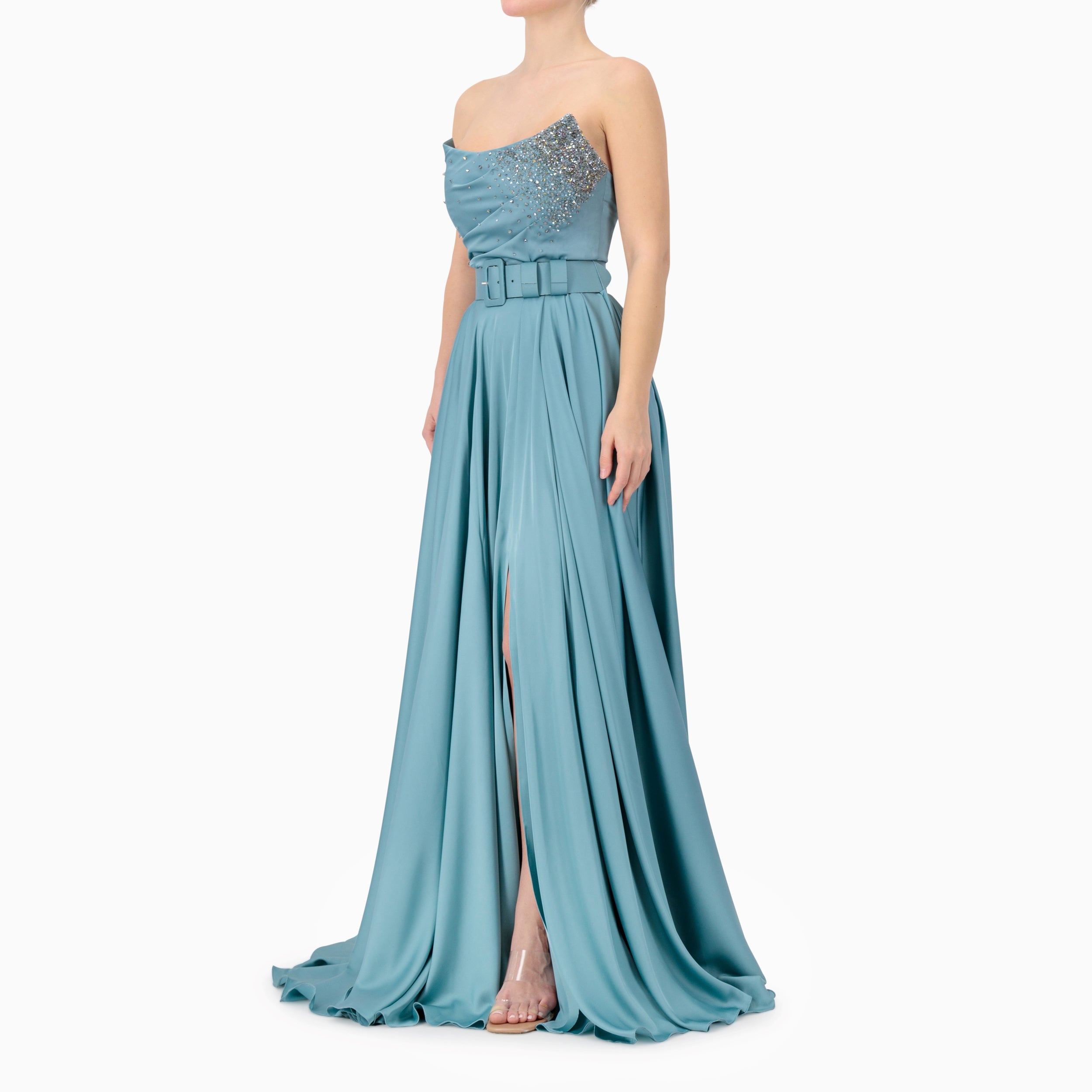Corset Strapless Gown