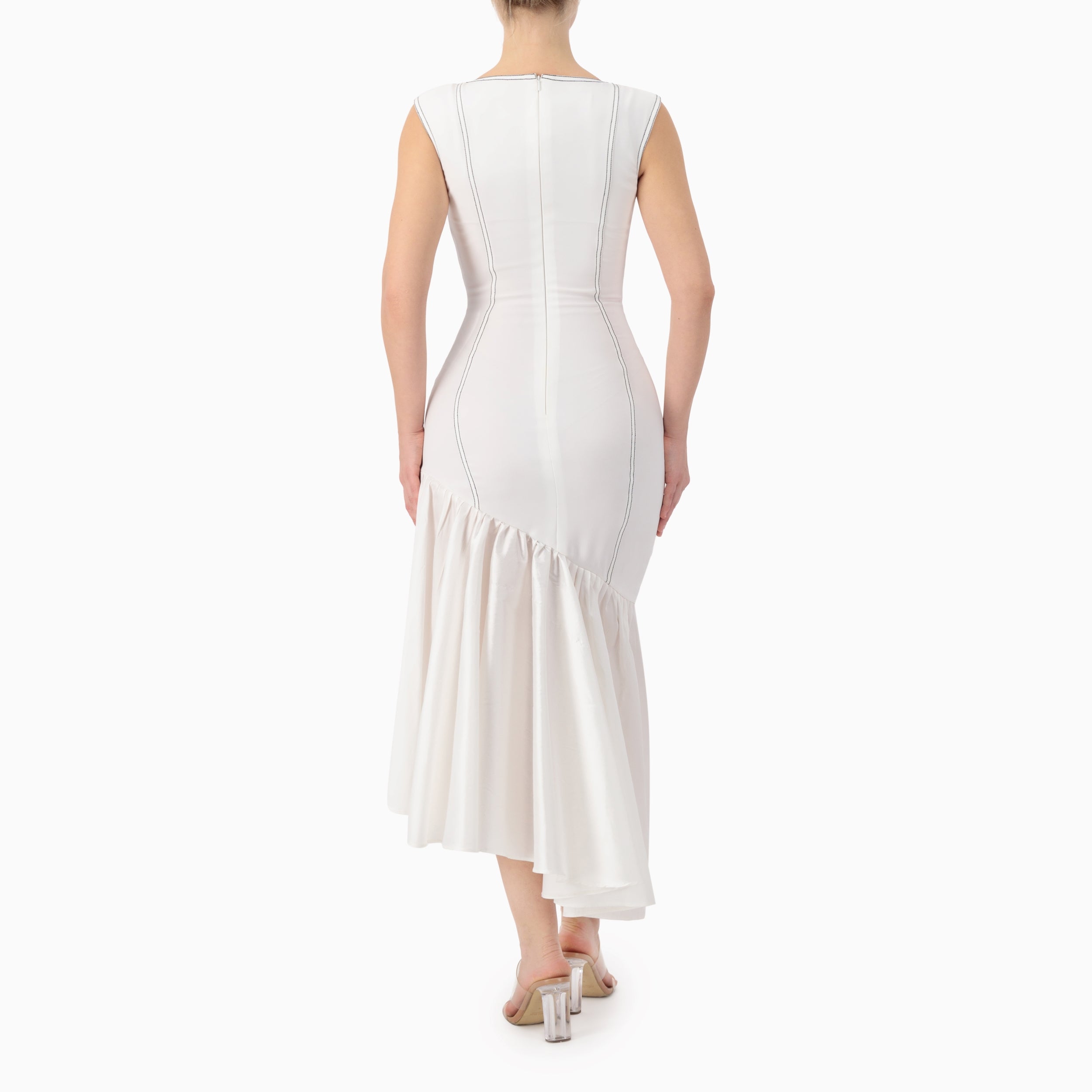 Figure Framing Ruffled Dress
