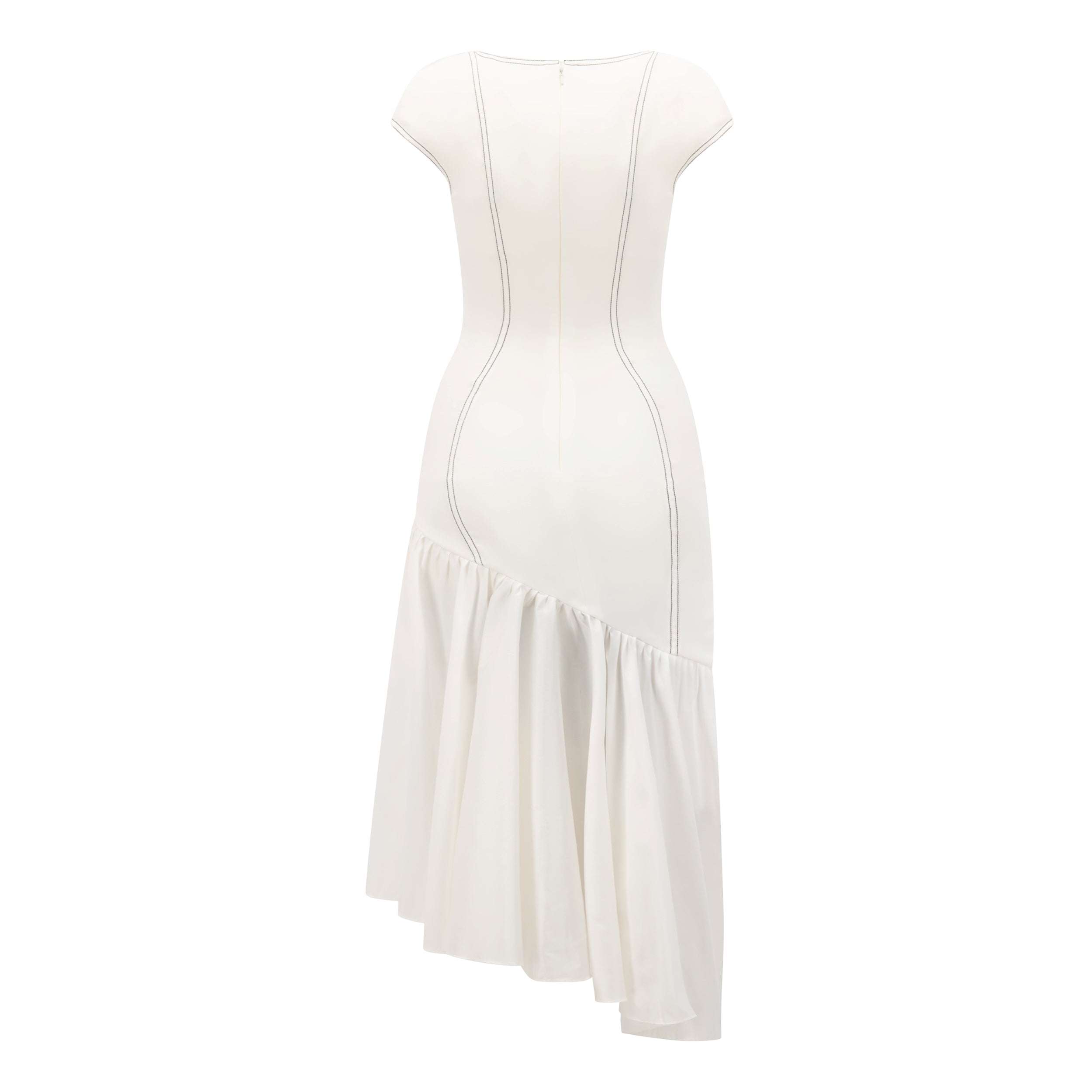 Figure Framing Ruffled Dress