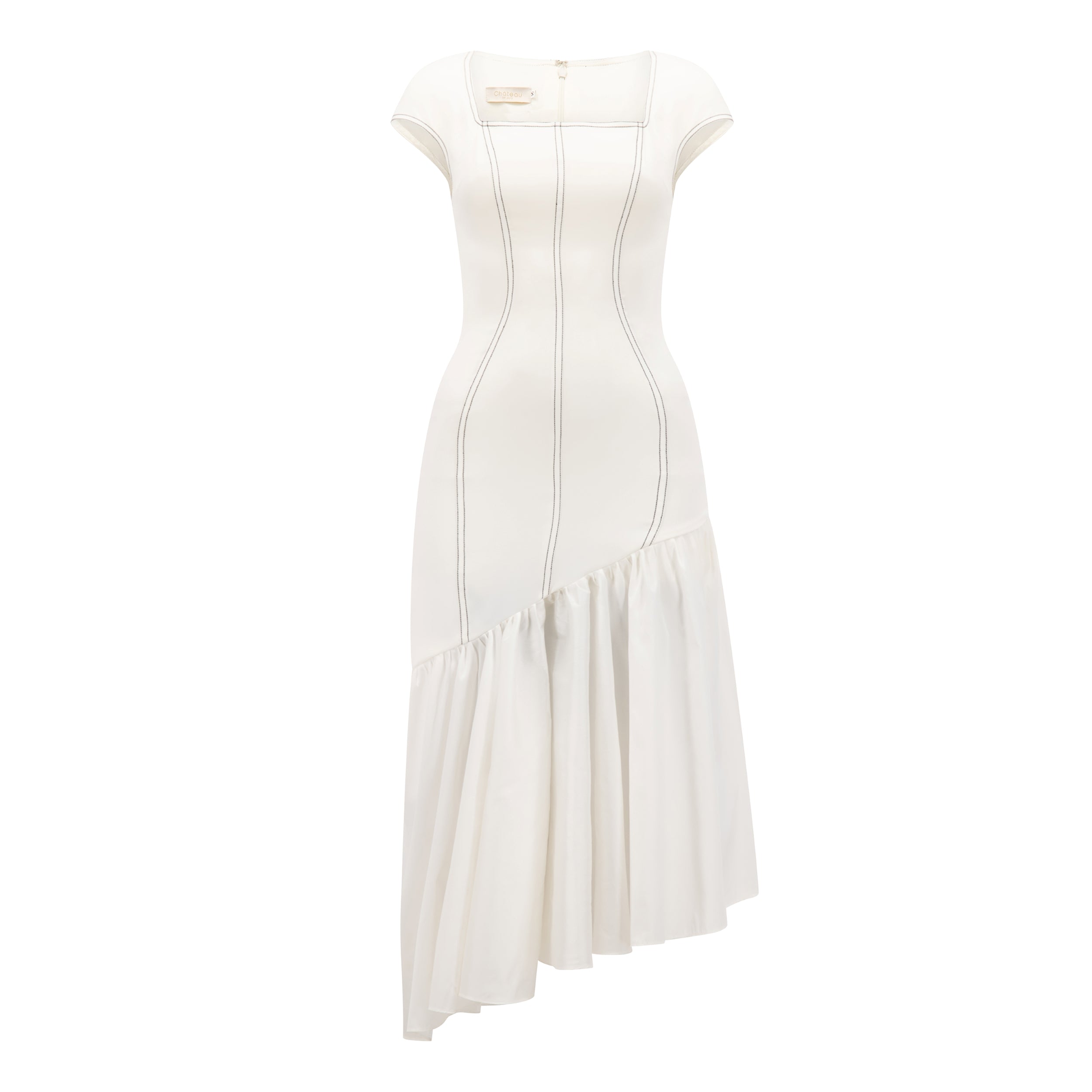Figure Framing Ruffled Dress