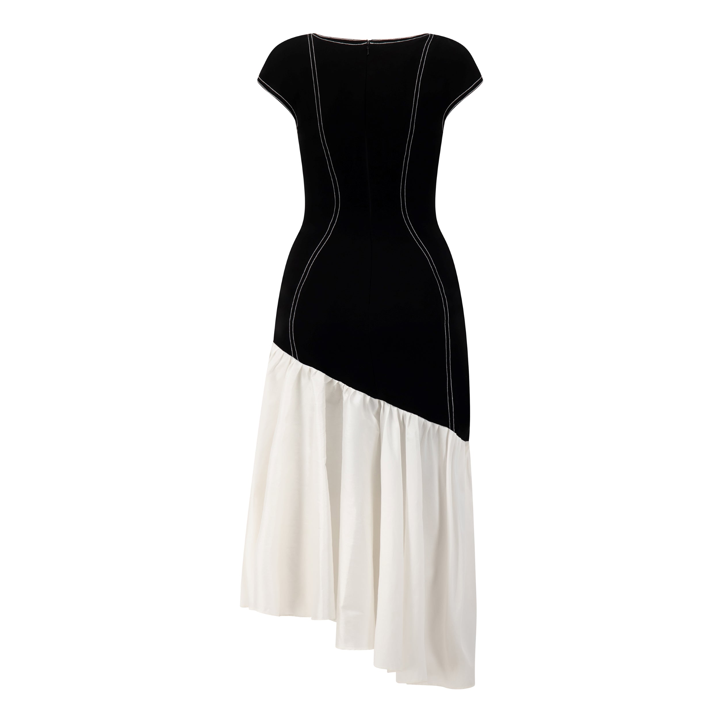 Figure Framing Bodycon Ruffled Dress