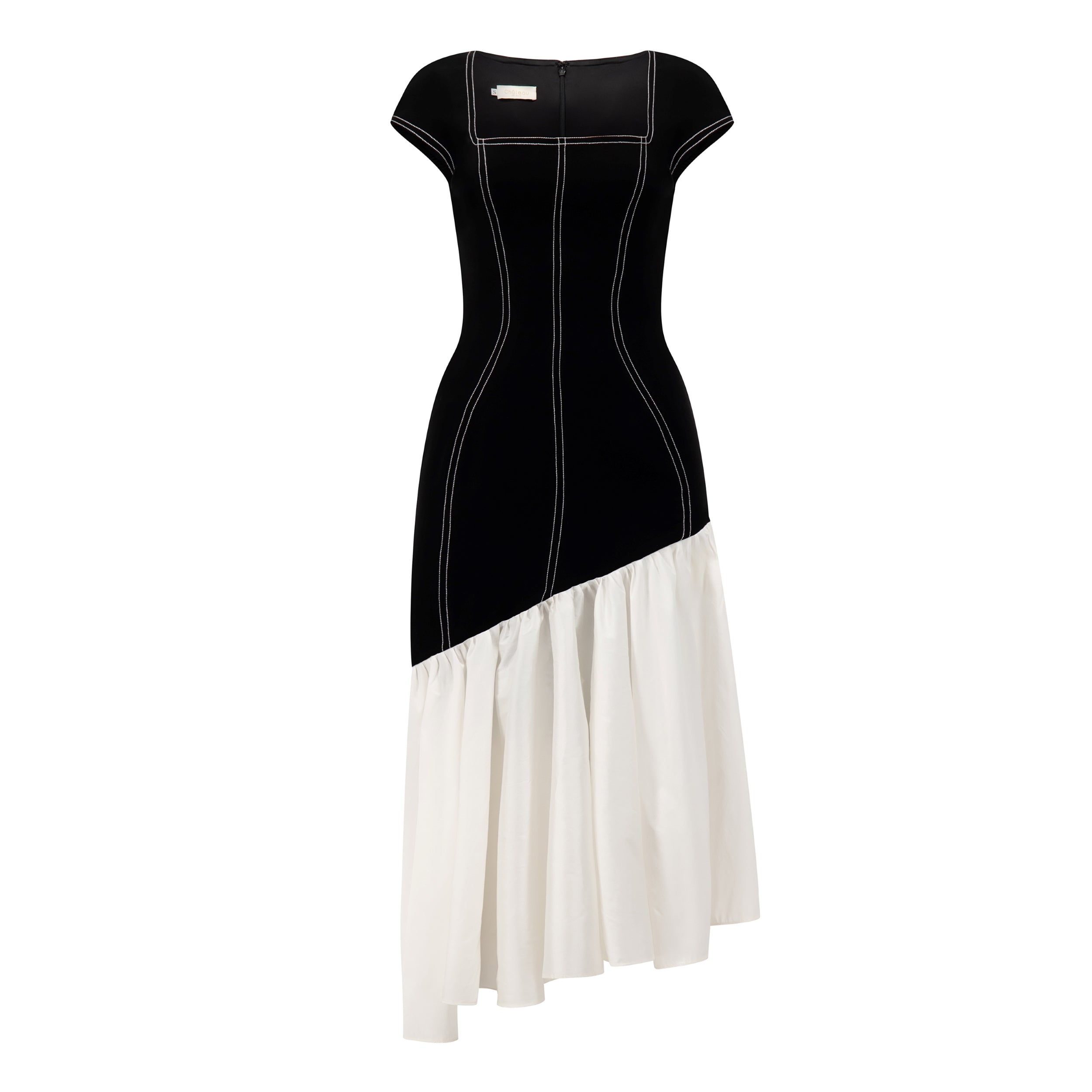 Figure Framing Bodycon Ruffled Dress