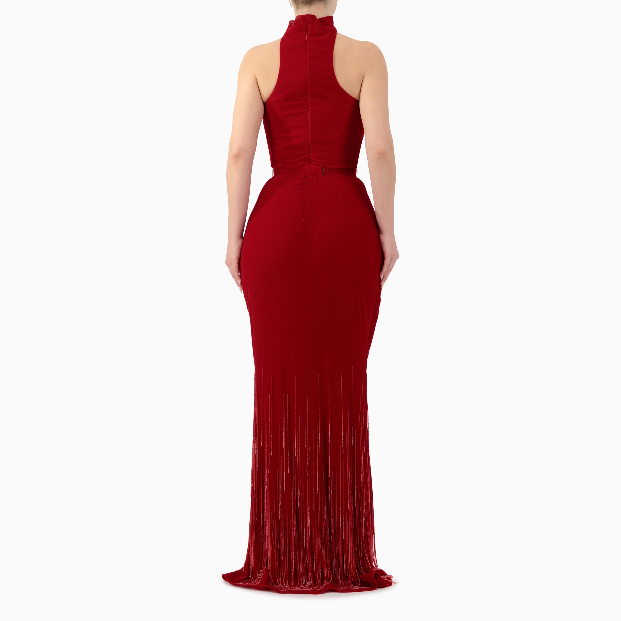 Ombre Maxi Tassels Gown