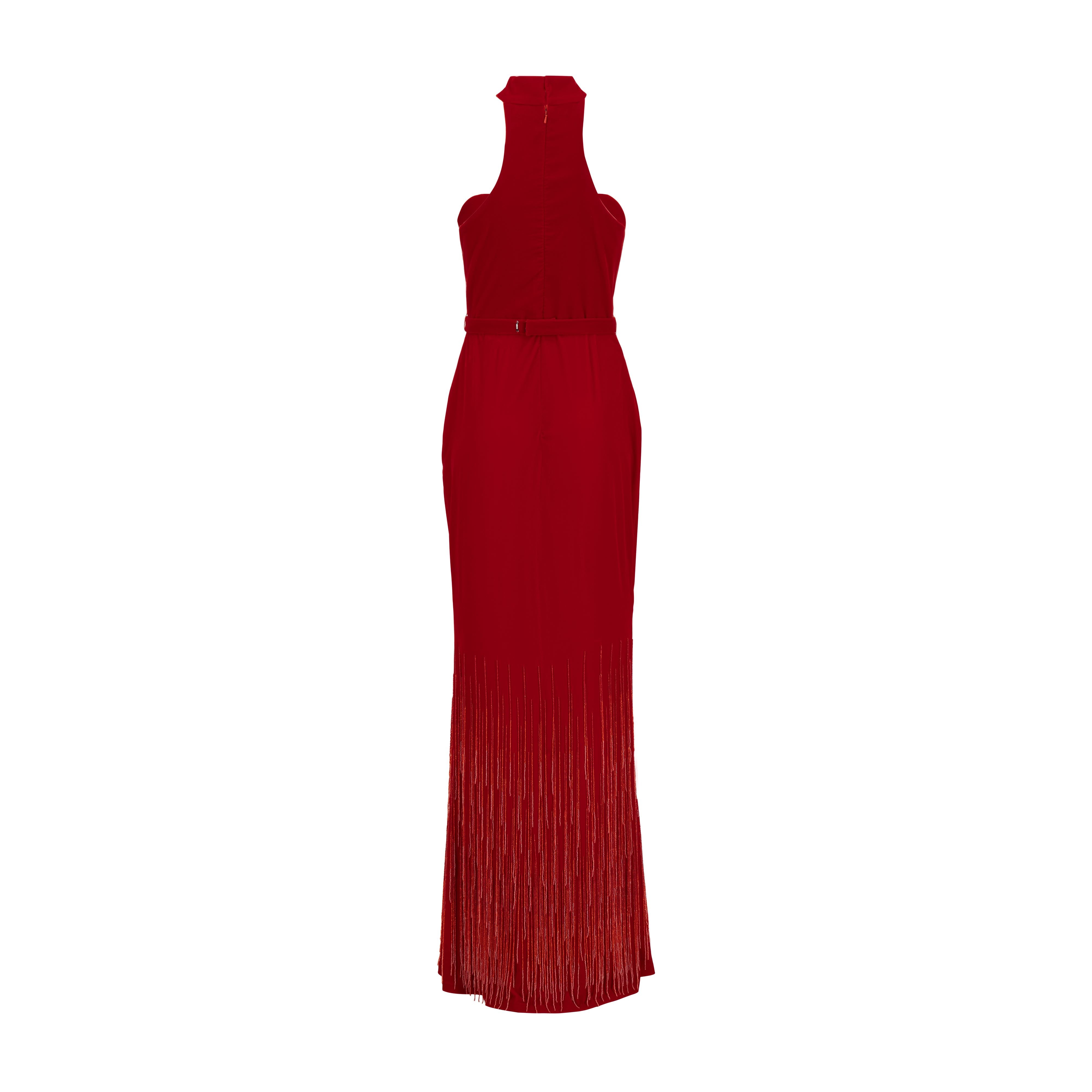 Ombre Maxi Tassels Gown