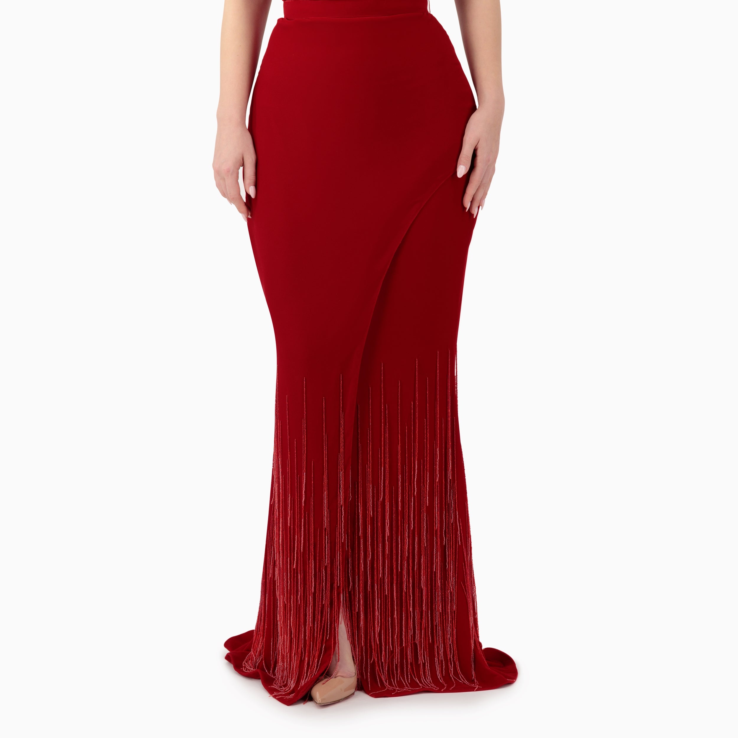 Ombre Maxi Tassels Gown