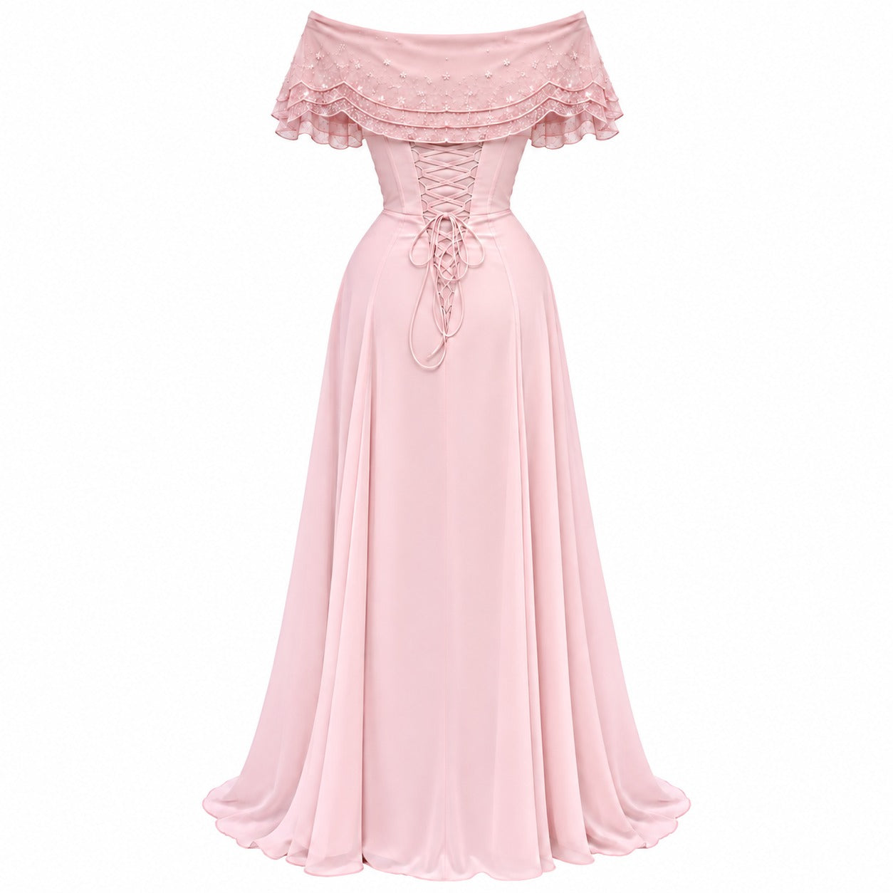Blush Ruffle Body Filter Dress
