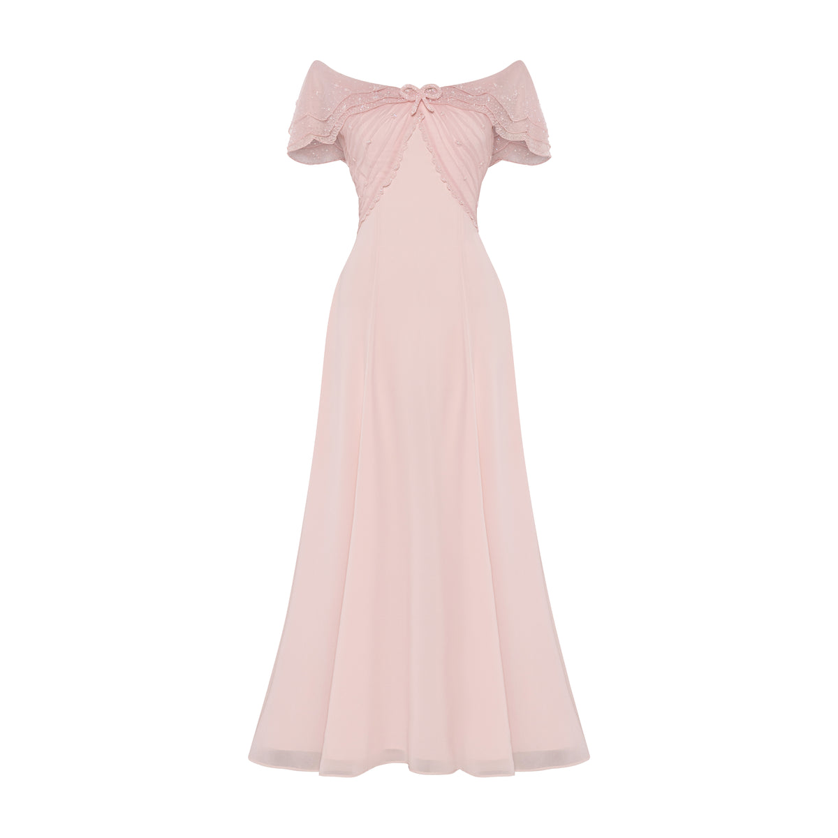 Blush Ruffle Body Filter Dress