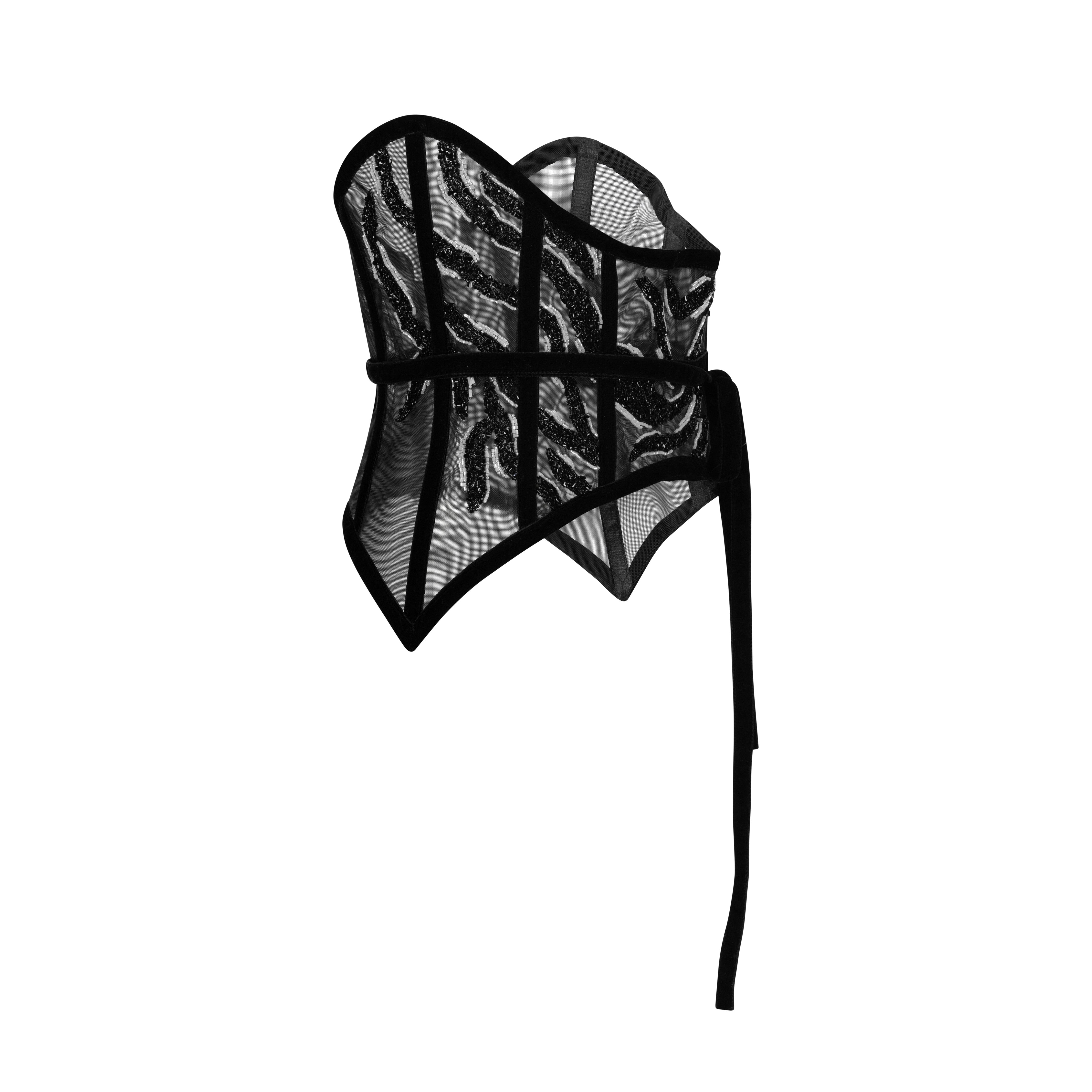 The Zebra Corset