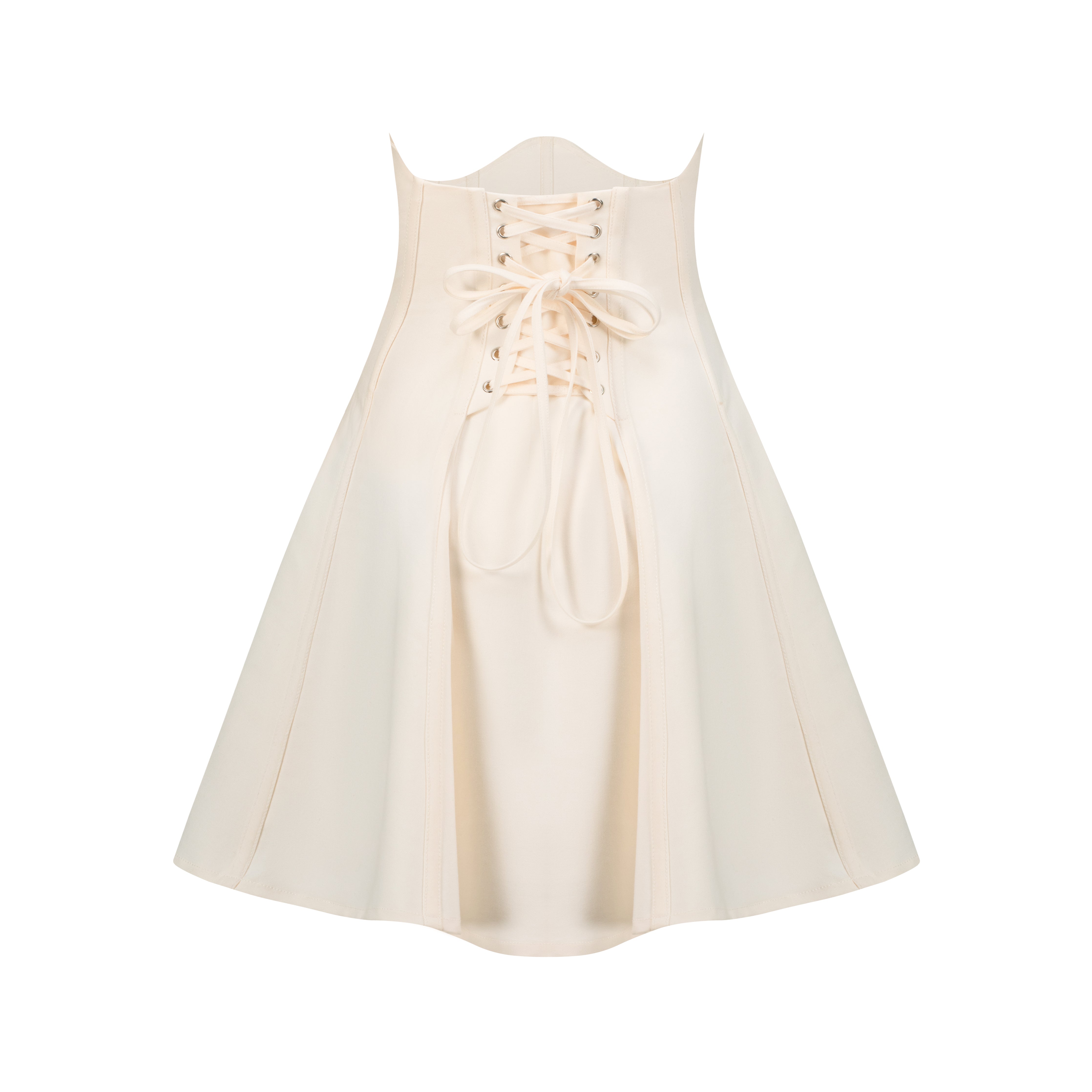 Under bust Body-filter Mini Skirt