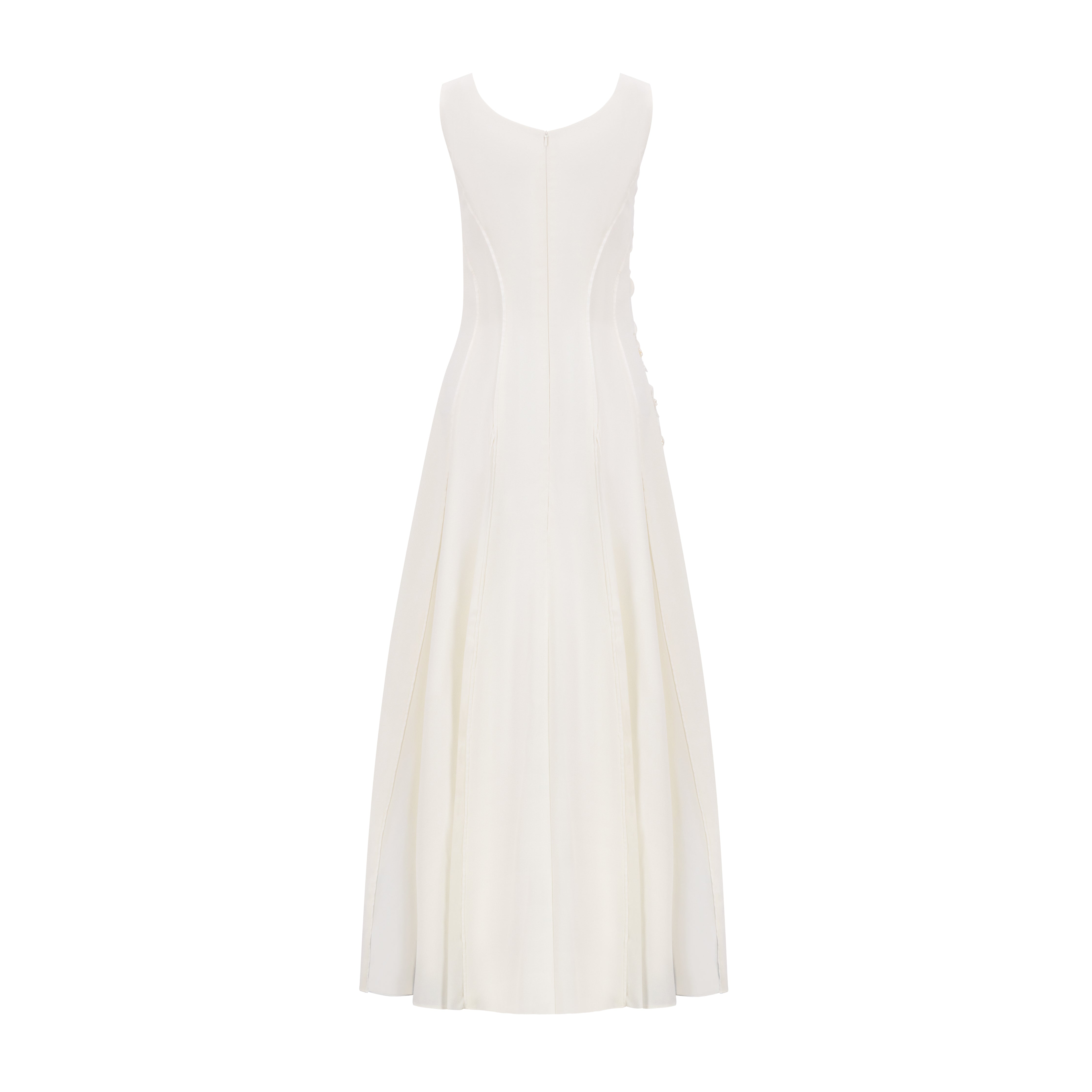 The Summer Bloom Paneled Dress