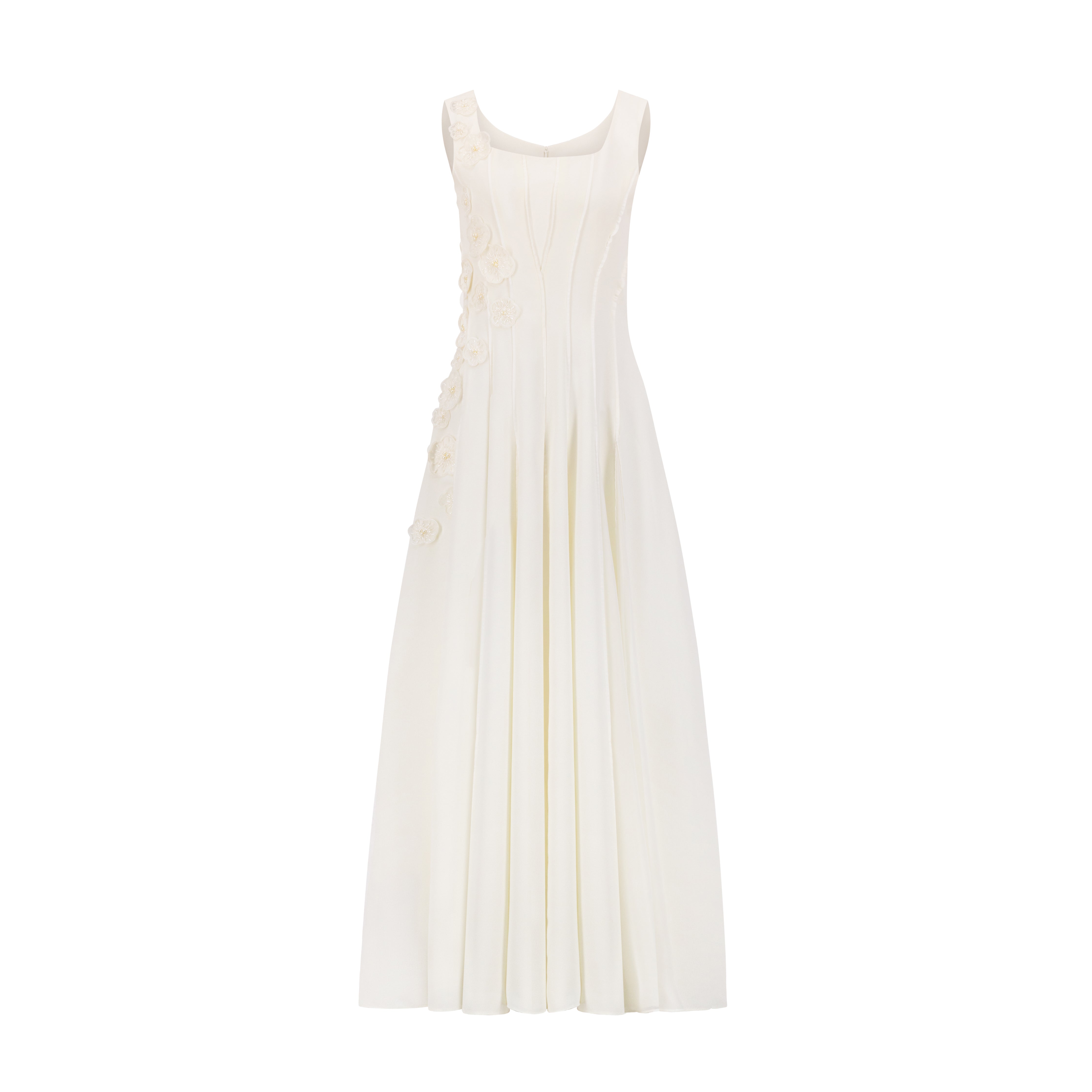 The Summer Bloom Paneled Dress