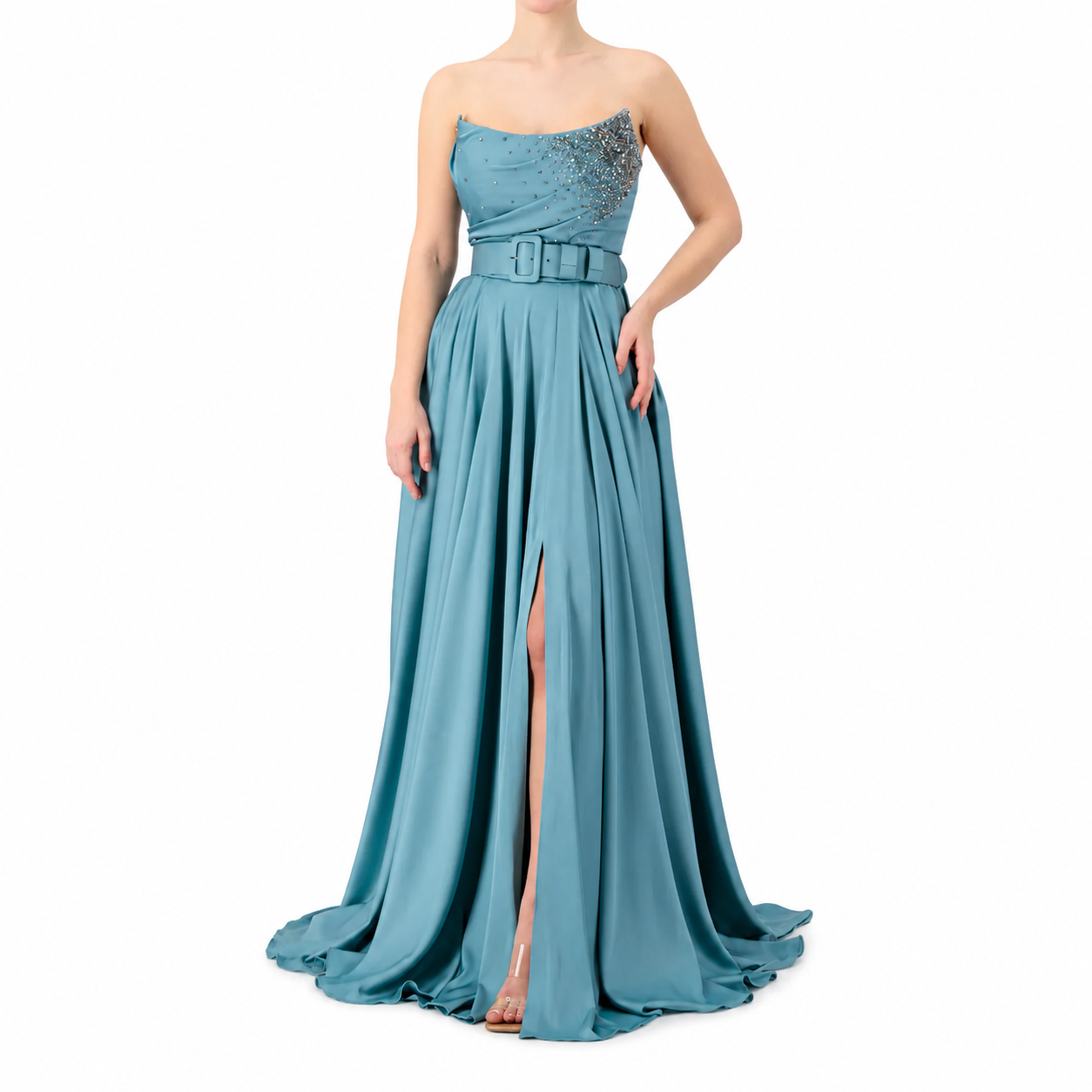 Corset Strapless Gown