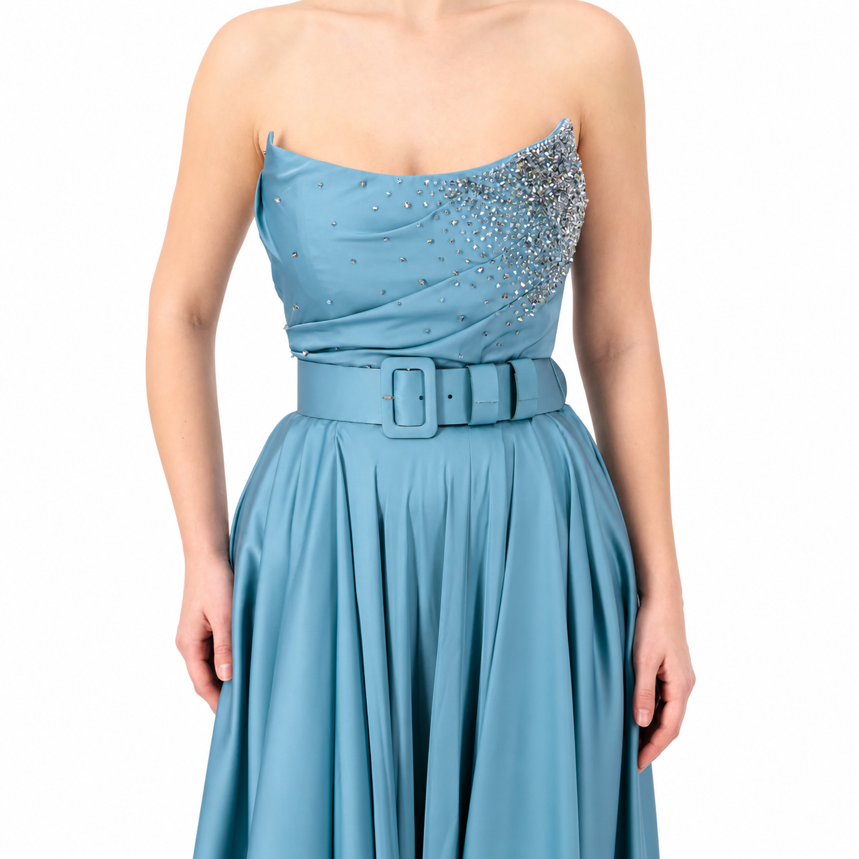 Corset Strapless Gown