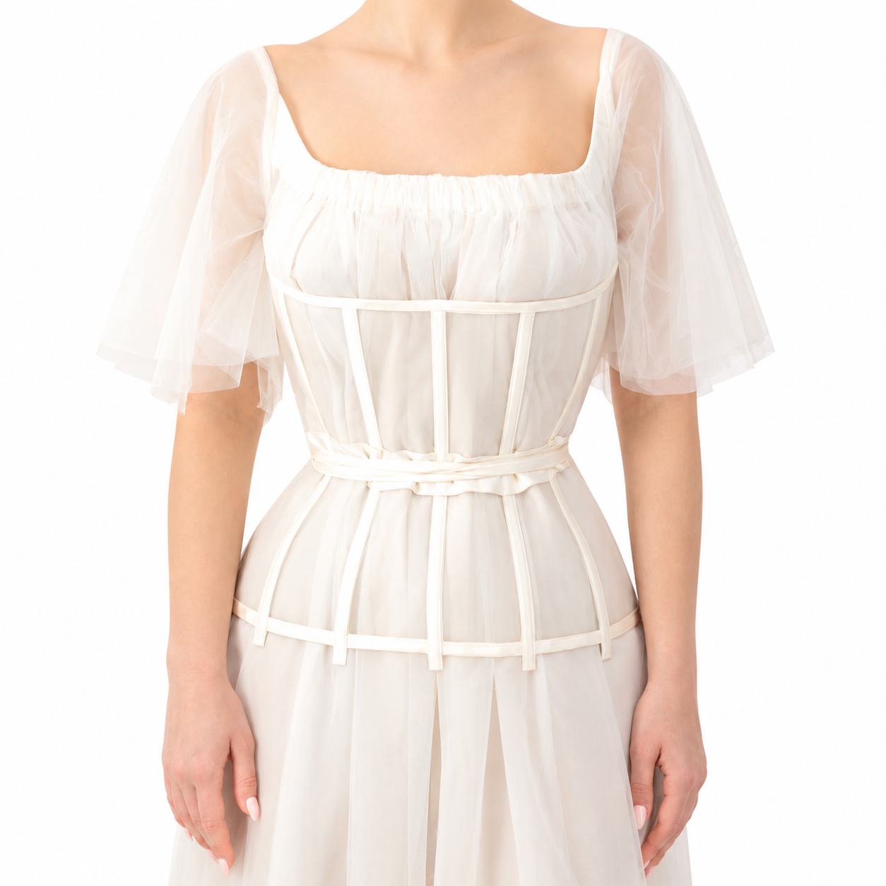 Layered Tulle Corset Dress
