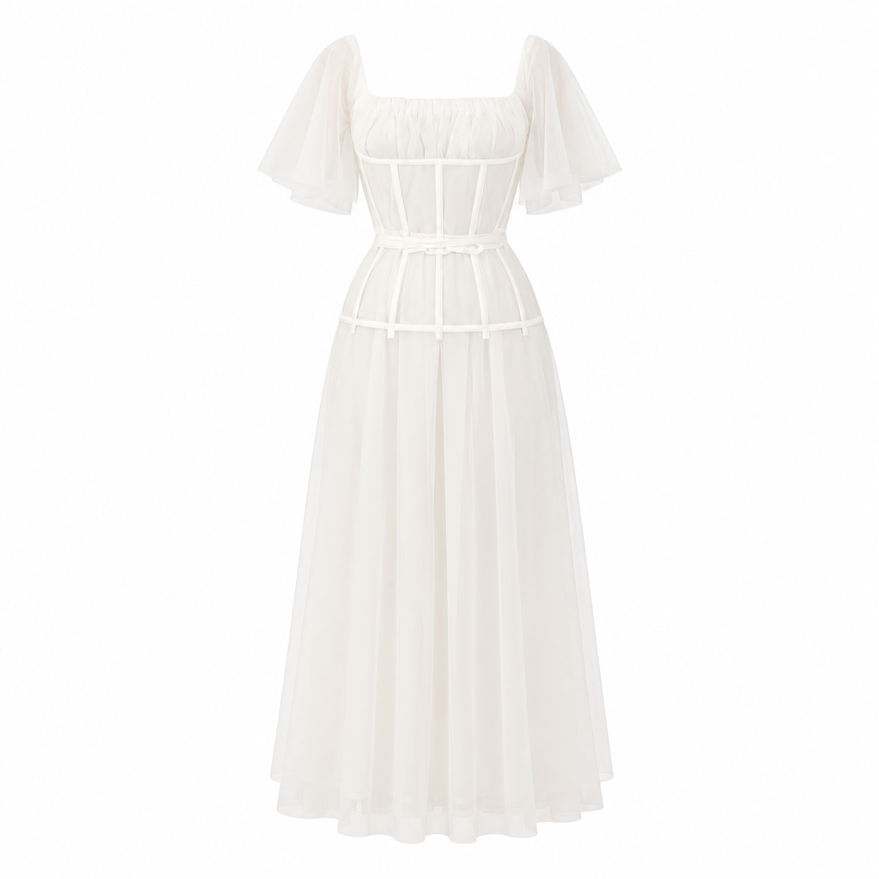 Layered Tulle Corset Dress