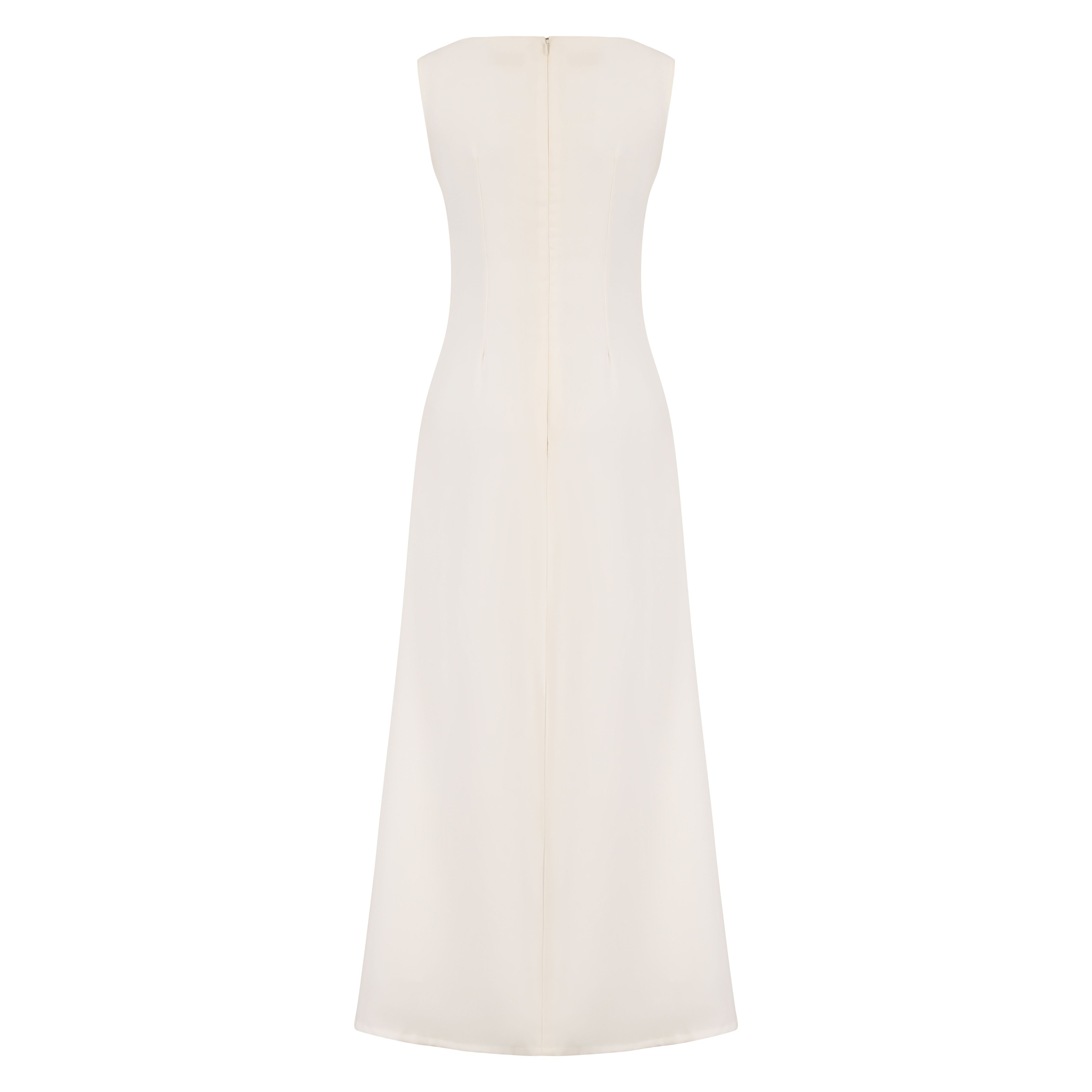 Gemstone Keyhole A-line Dress