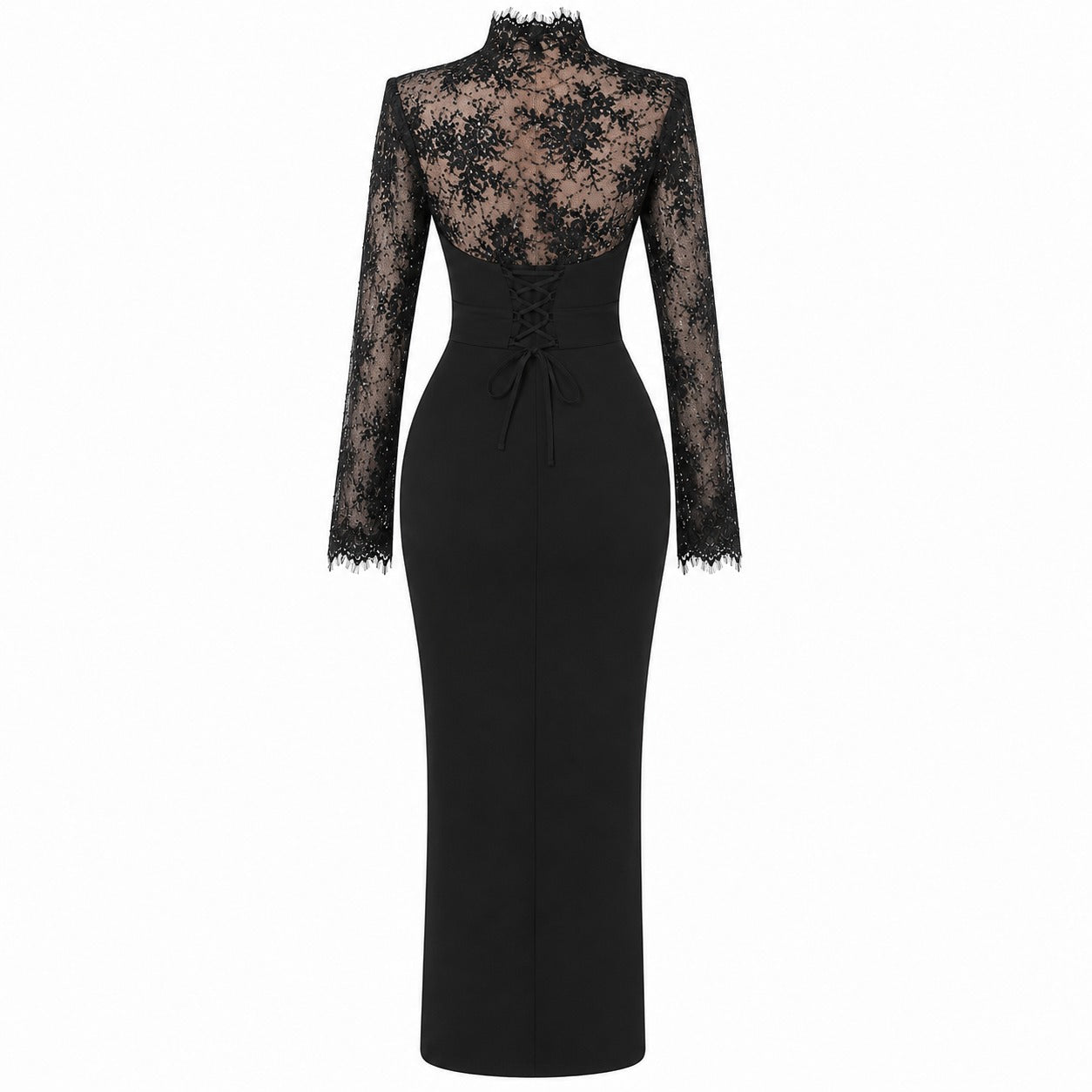 Sculpted Lace Body-filter Dress