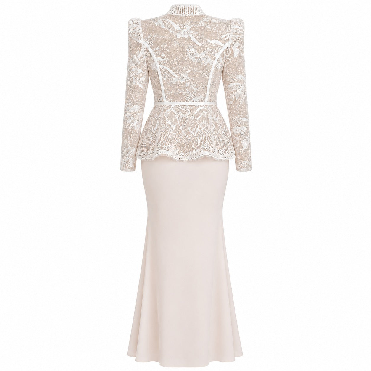 The Sheer Lace Blazer Set