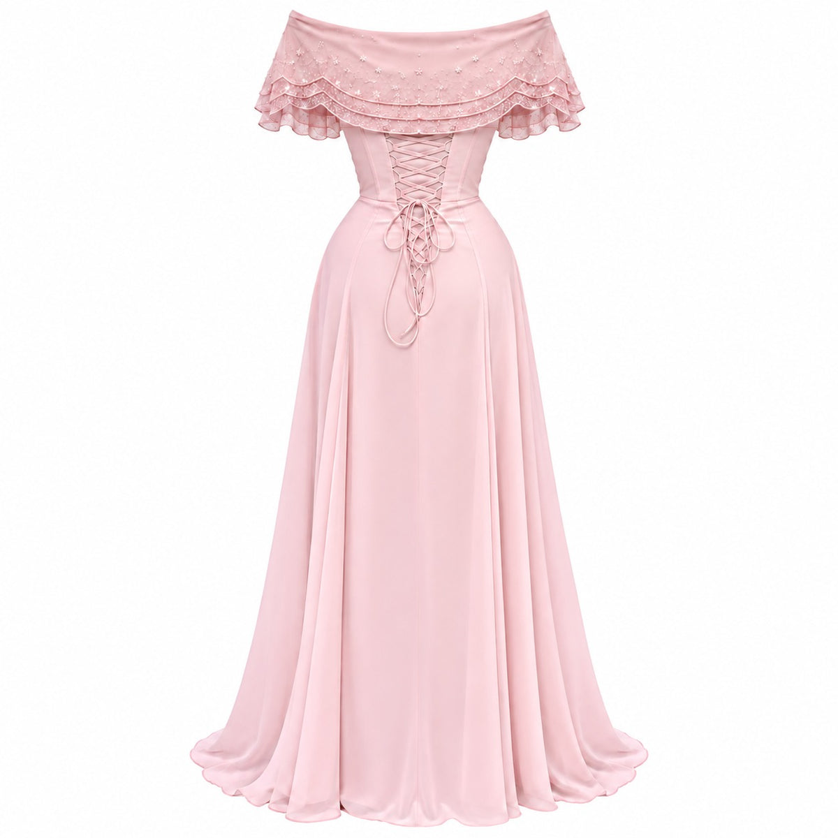 Blush Ruffle Body Filter Dress